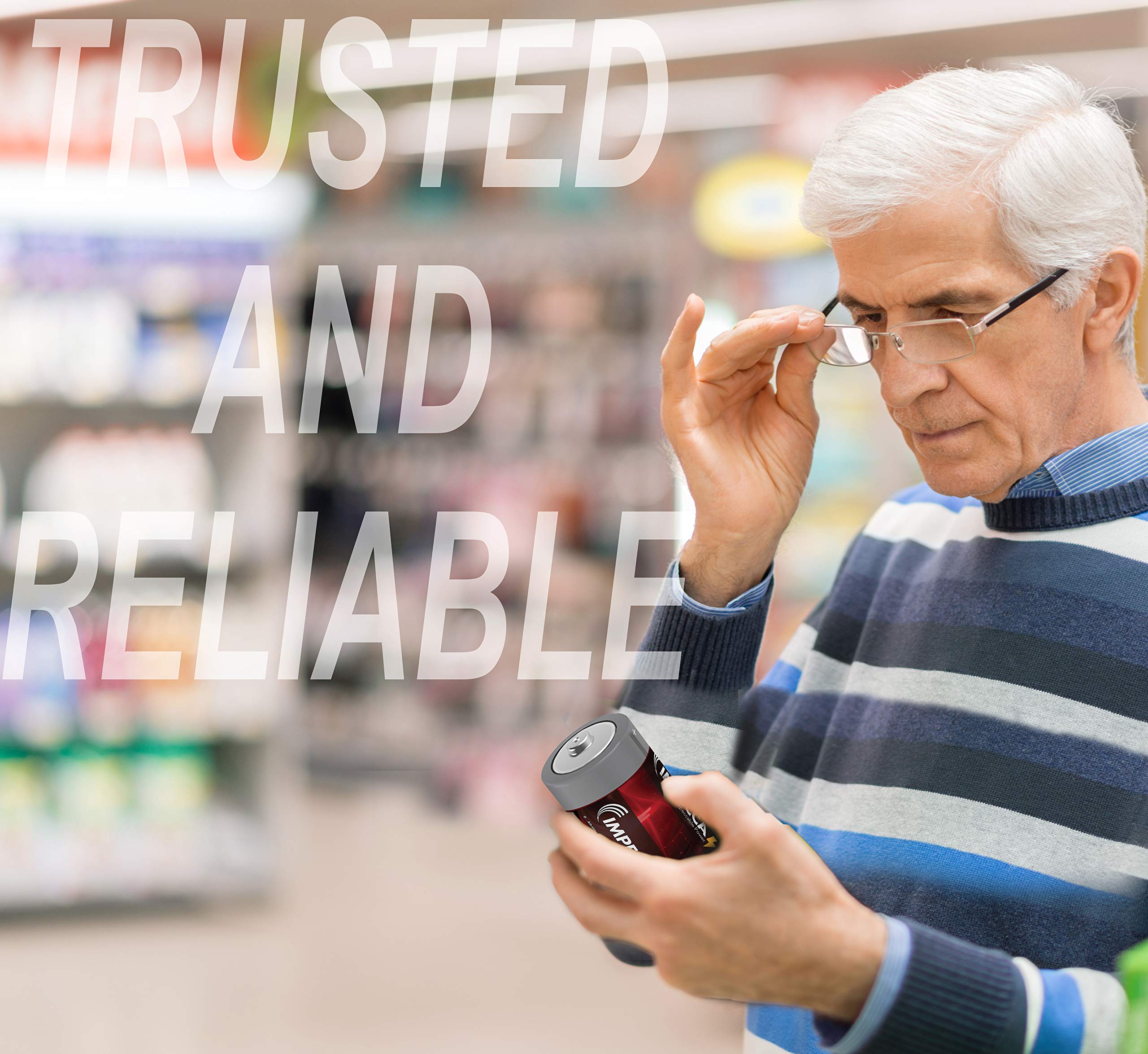 Impecca Aaa Batteries High Performance Alkaline Battery Long Lasting, And Leak Resistant, Lr3, Platinum Series, 16 Pack