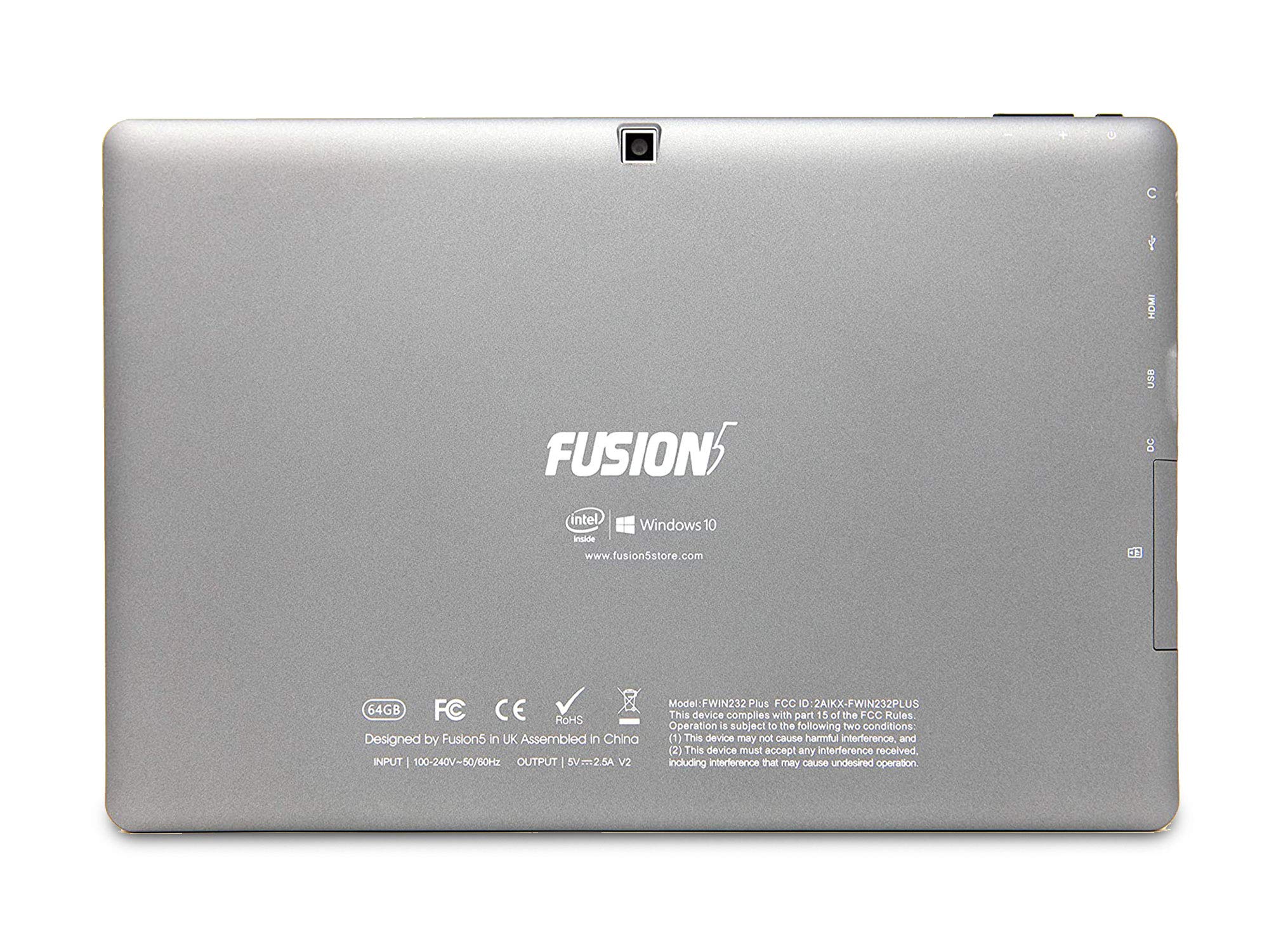 Fusion5 10'' Windows 11 Fwin232 Plus N4120 Ultra Slim Windows Tablet Pc   Windows 11, 4Gb Ram, Usb 3.0, Micro Hdmi, Quad Core Cp
