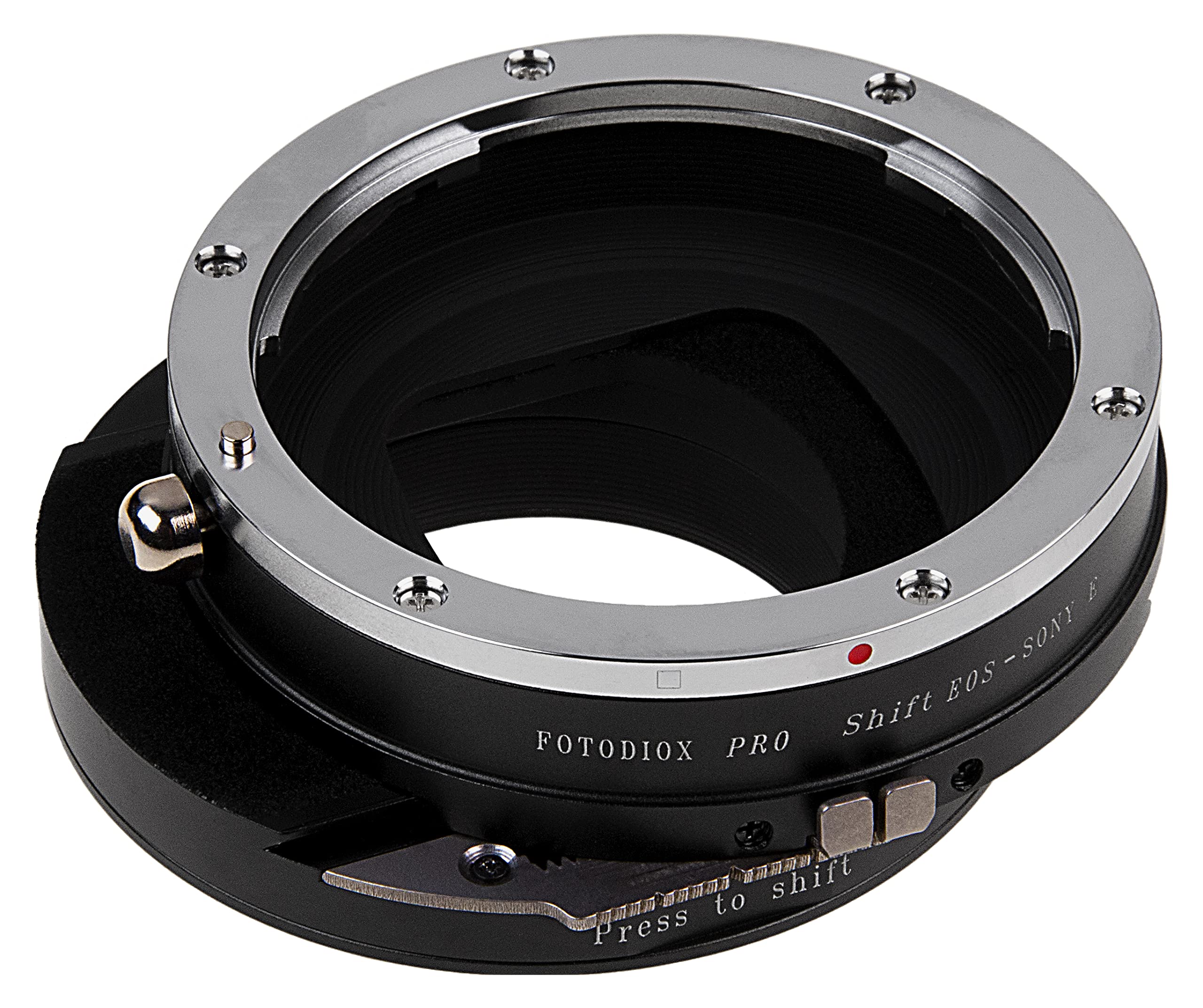 Fotodiox Pro Shift Lens Mount Adapter Compatible With Canon Eos Ef And Ef-S Lenses To Sony E-Mount Cameras