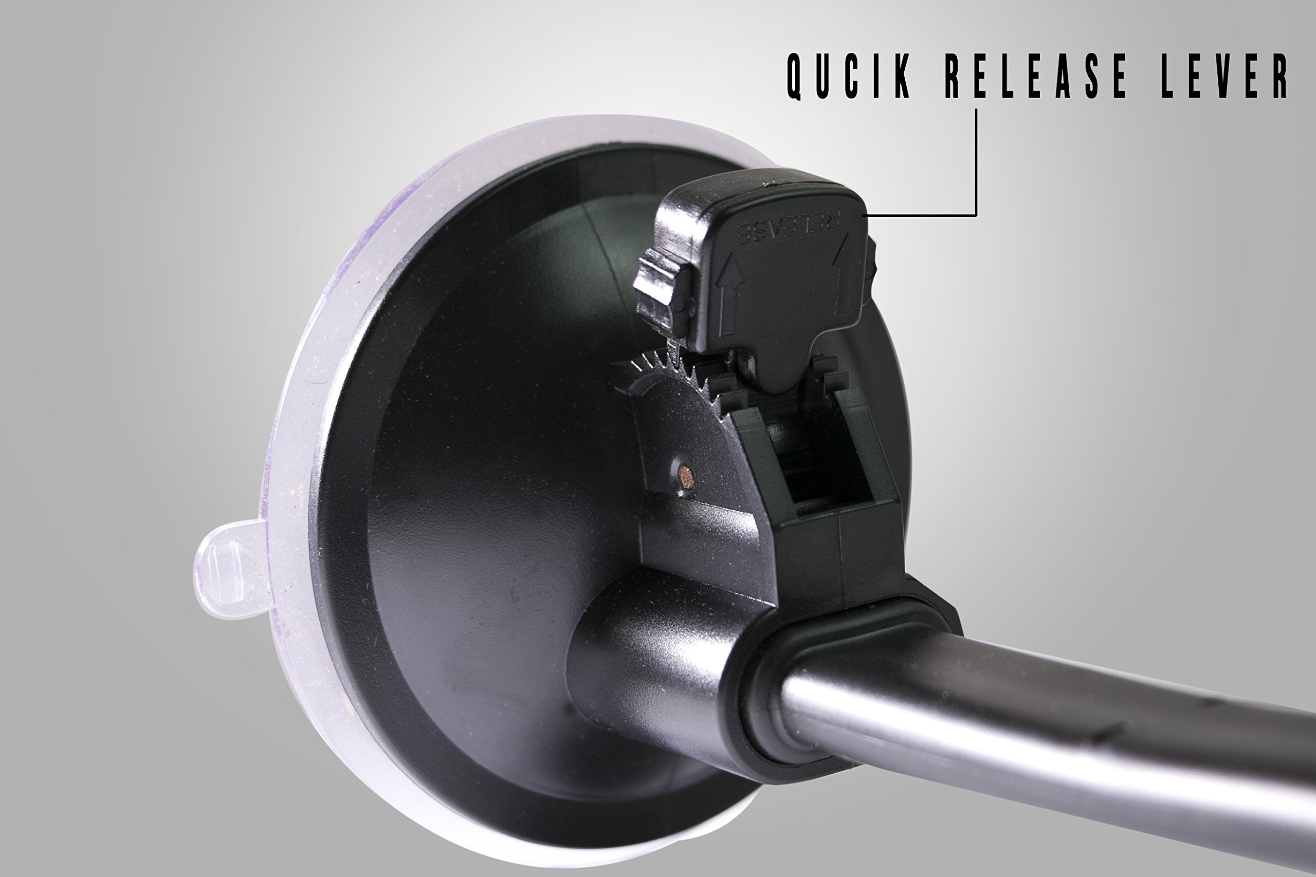 Mobotron Car Windshield Mount For 5'' To 12'' Smartphones & Tablets, Heavy Duty, Strong Suction Cup, U Shaped Holding Base, Acce