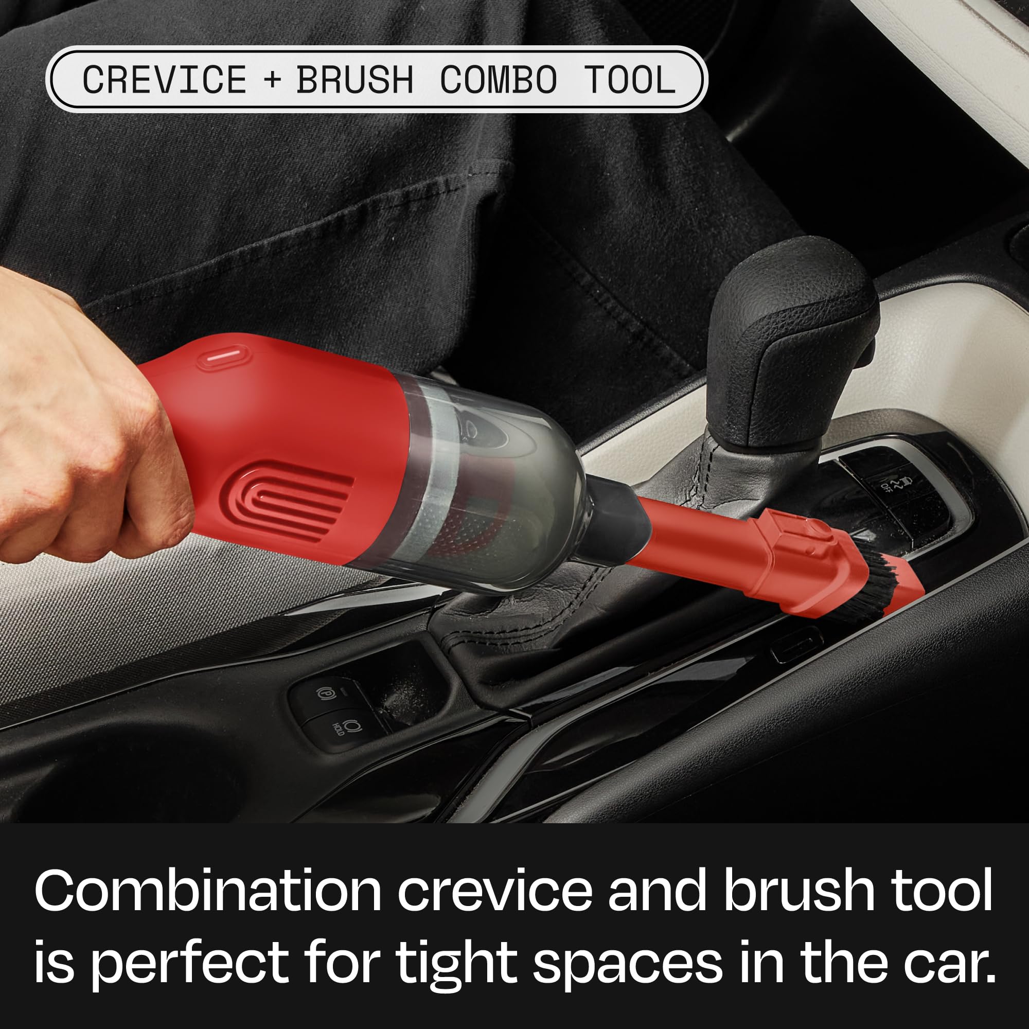 Buff Cordless Handheld Vacuum, Rechargeable Car Vacuum Cleaner With Combo Crevice And Brush Tool Included, For Home, Office, Car