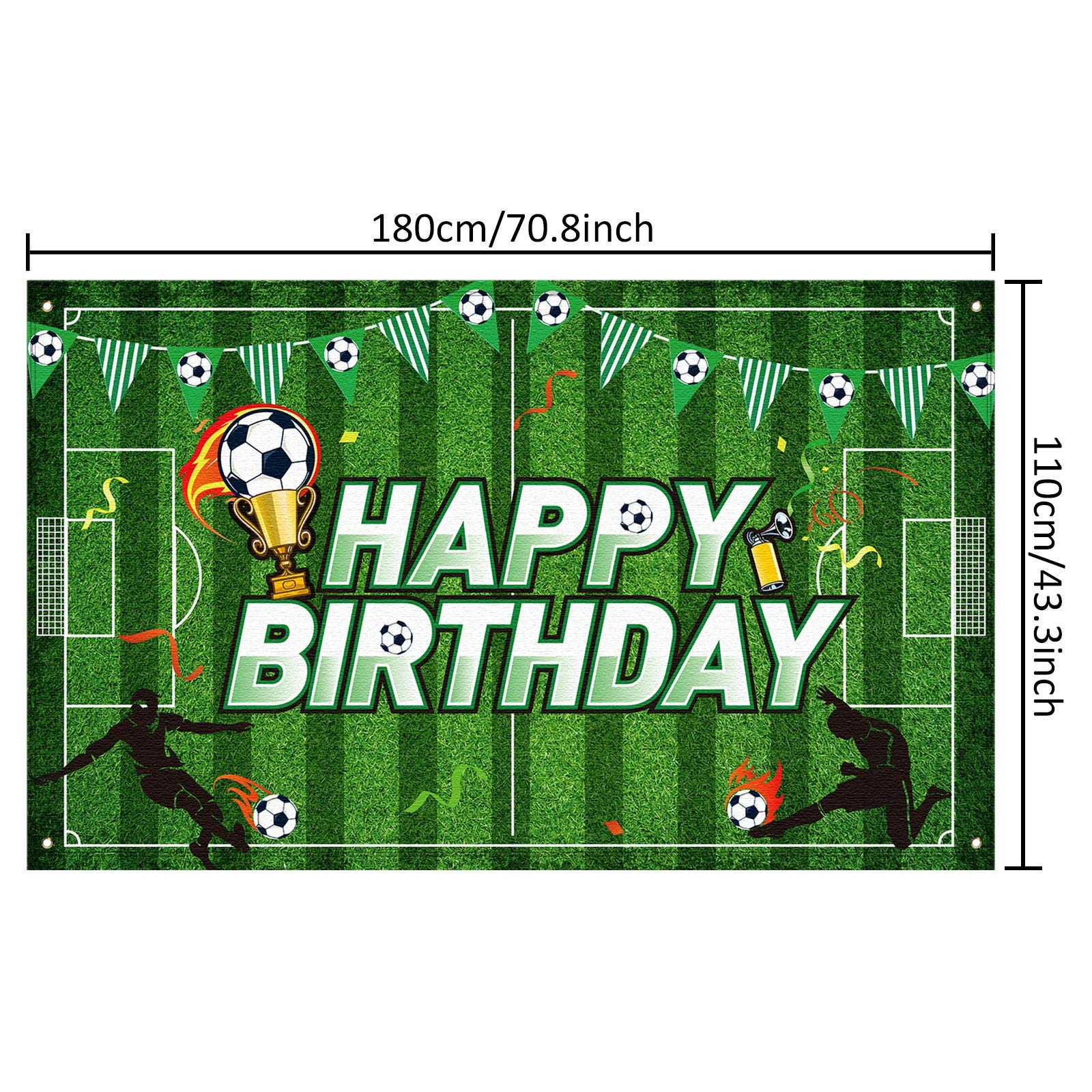 Soccer Birthday Party Backdrop Football Field Photo Background Soccer Theme Birthday Party Decorations Photo Booth Props For Cak