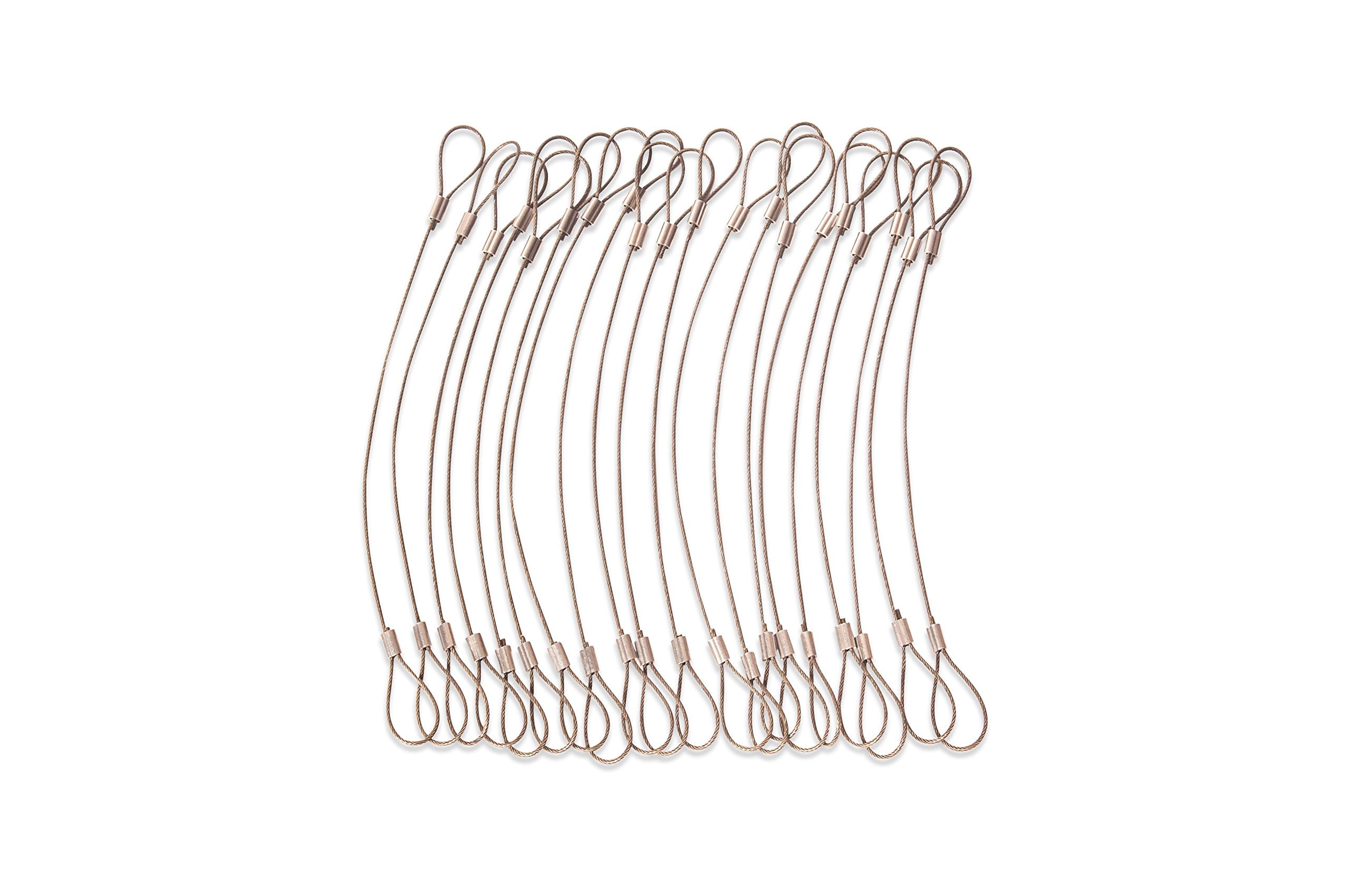 Universal Cabletether - Cable Tethers 14 (20 Pack) - Heavy Duty, Adjustable, Pre-Assembled, Tamper-Resistant - Secure Conference
