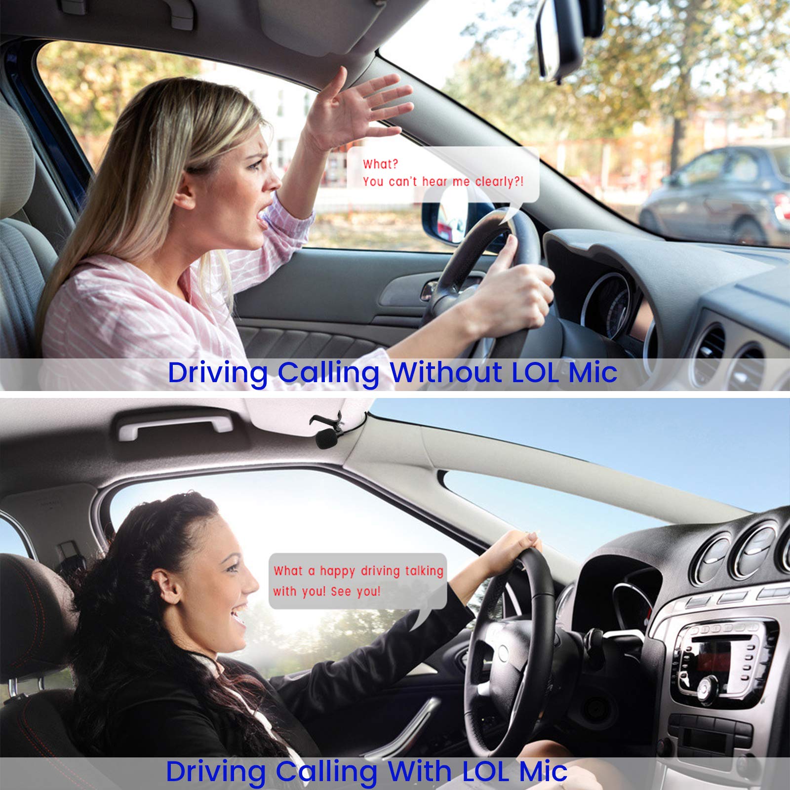 Weishan Pionee Microphone For Car Radio, 2.5Mm Car External Mic Replacement For Pioneer Vehicle Enabled Stereo Radio Gps Dvd Hea