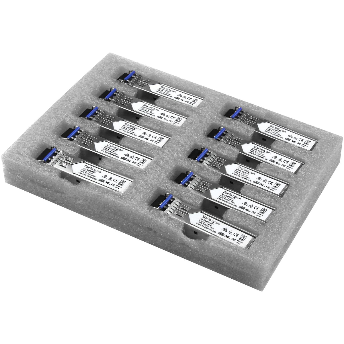 Startech.Com Cisco Glc Lh Sm Compatible Sfp Module (10 Pack)   1000Base Lx/Lh   1Gbe Smf Optic Transceiver   Lc 10Km   1310Nm Ci