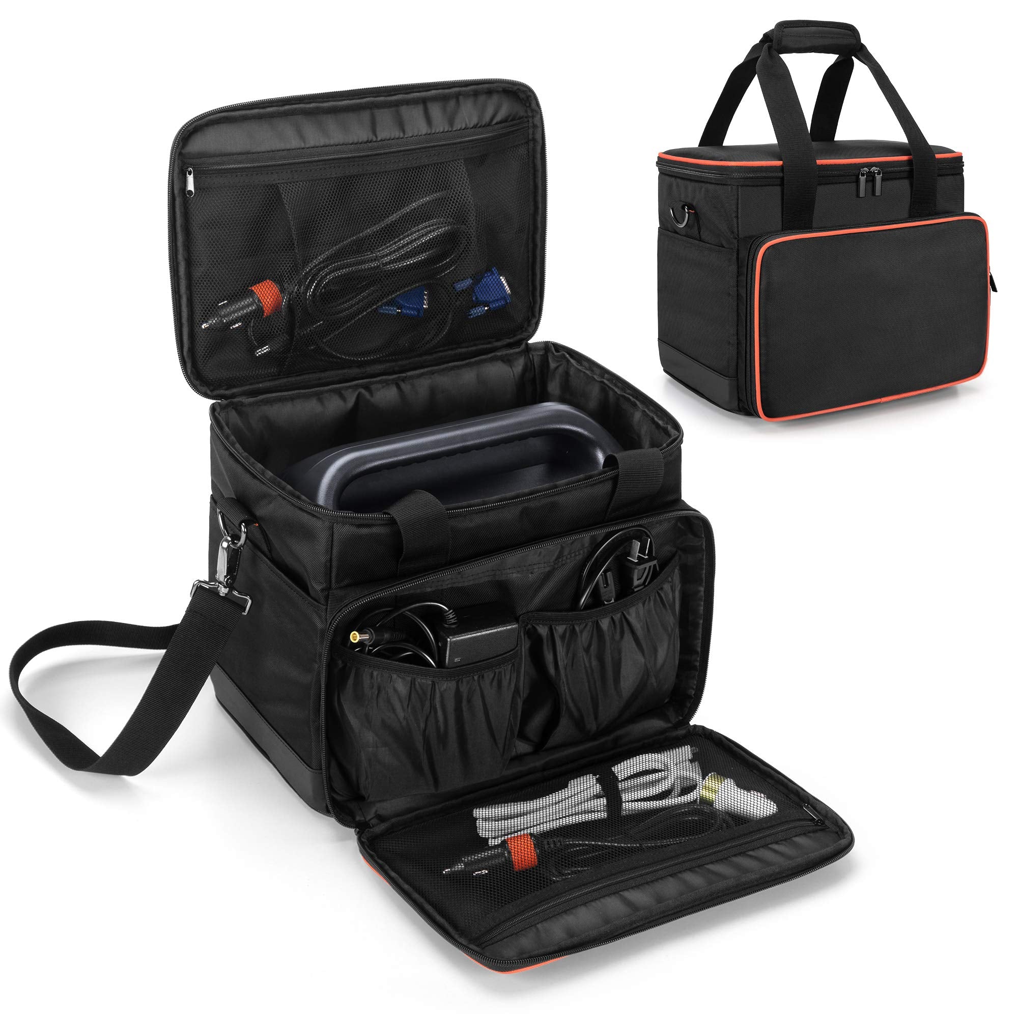Trunab Travel Carrying Case Compatible With Jackery Explorer 500, Portable Power Station Storage Case With Waterproof Bottom And