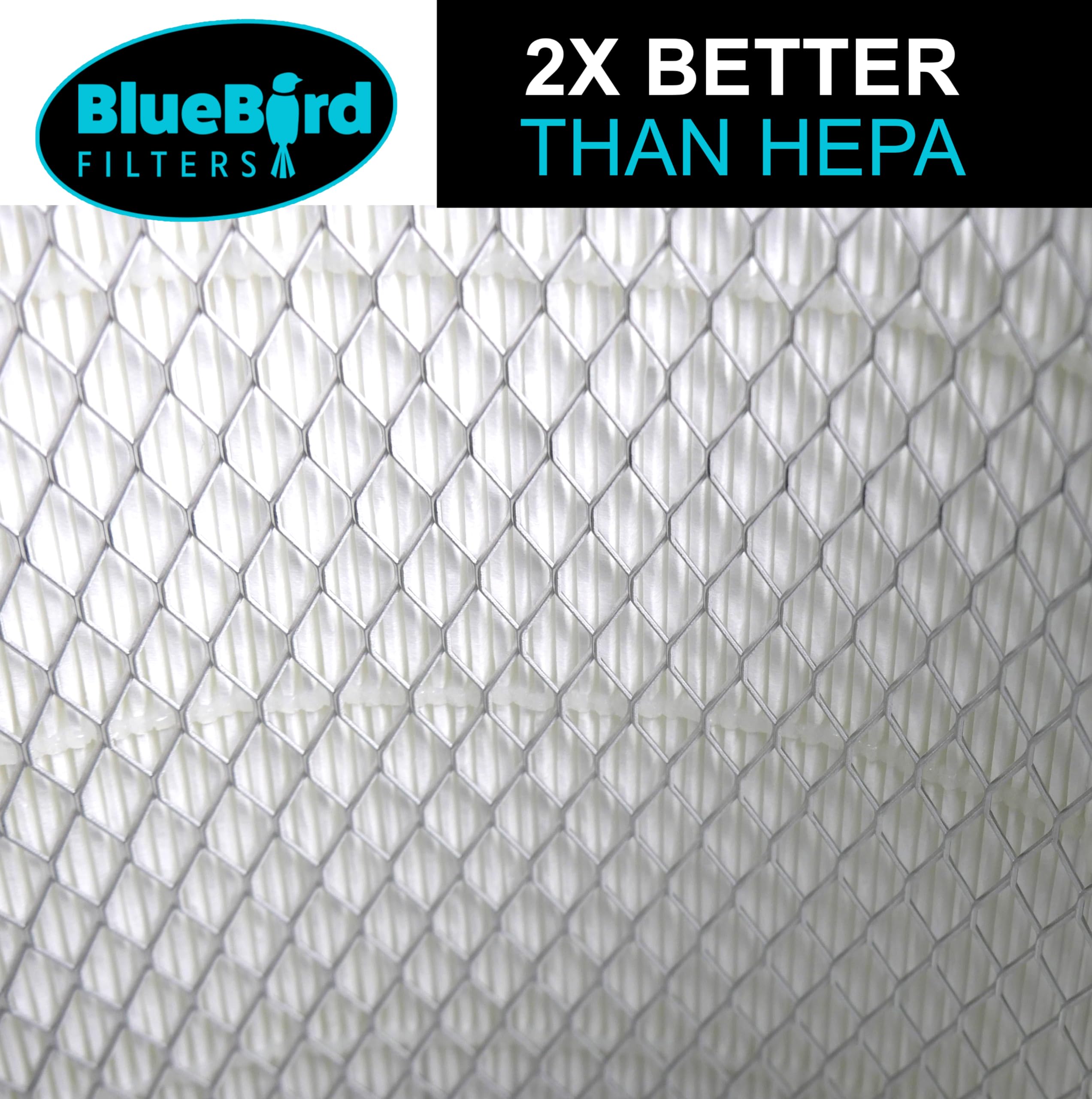Bluebird Filters Replacement Hepa Filter & Carbon Pre Filter Kit For Honeywell 50250 50250 S Oem Part Number 24000 (1 Hepa + 1 C