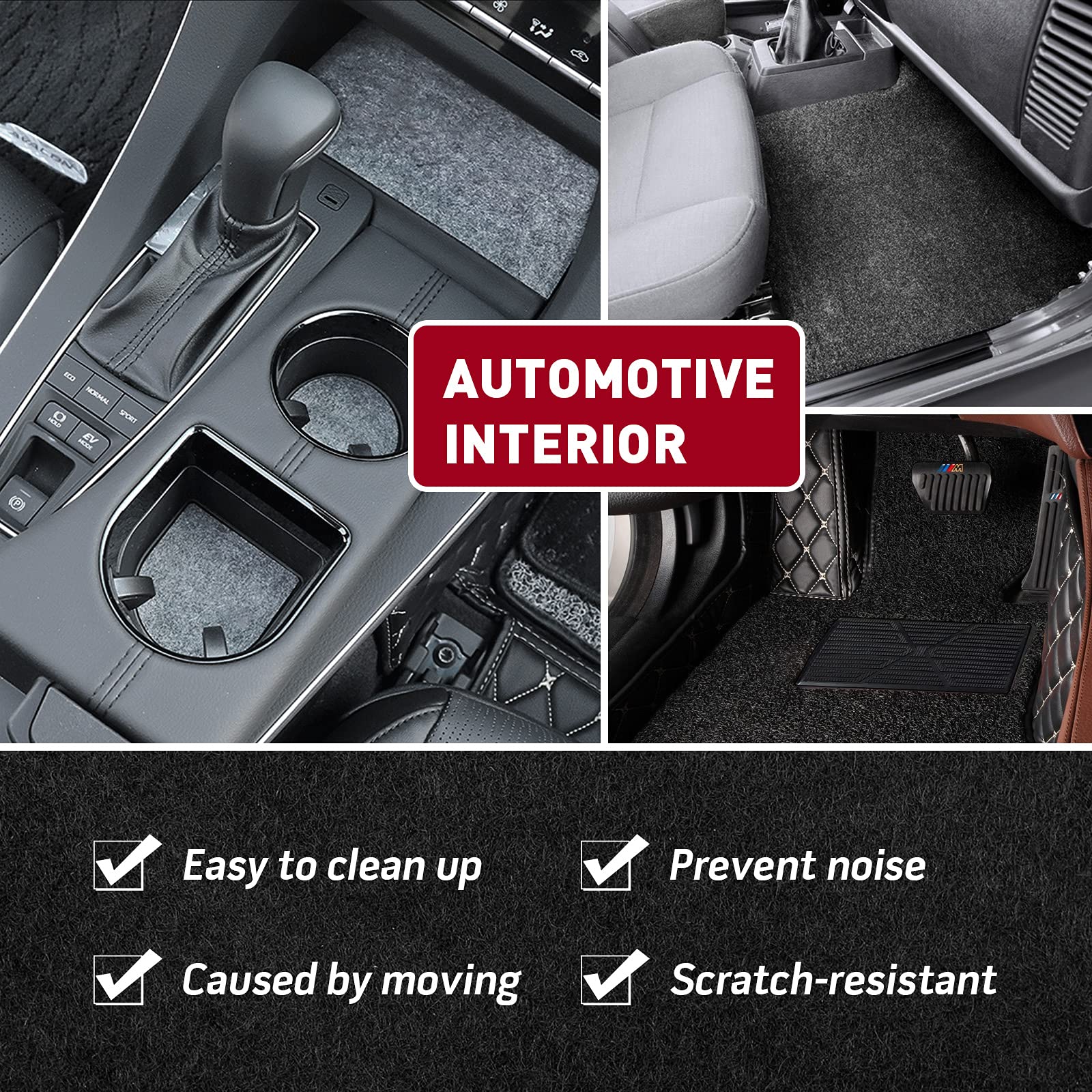 Modigt Gray   Underfelt Carpet For Speaker Sub Box Carpet, Trunk Liner, Truck, Boat Aaaa Grade (40'' X 70'')