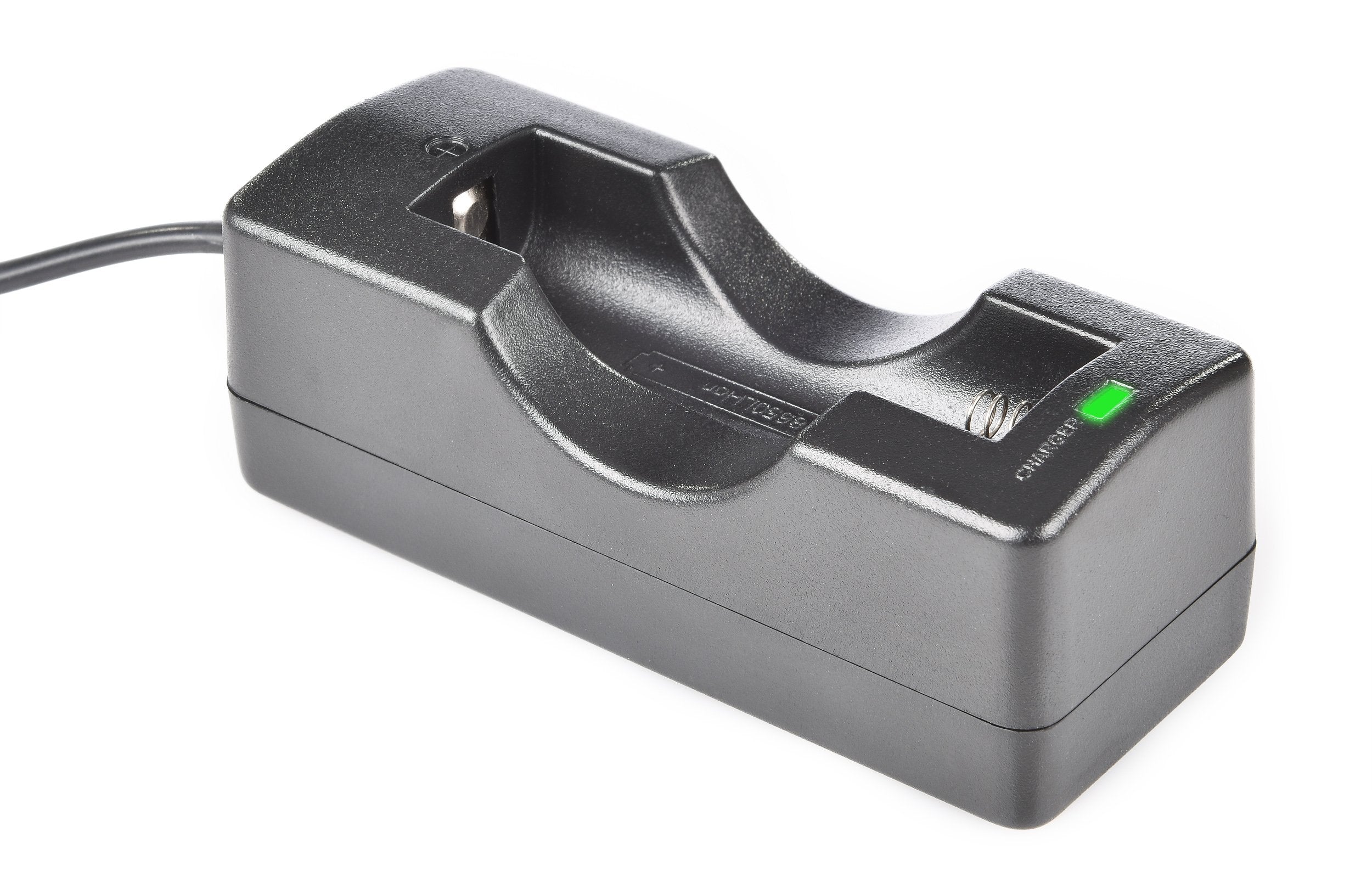 Brite Strike - 18650 Fast Charger - for Rechargeable Lithium-Ion Battery with Green LED Indicator Light - 4 to 6 hrs Recharge Ti