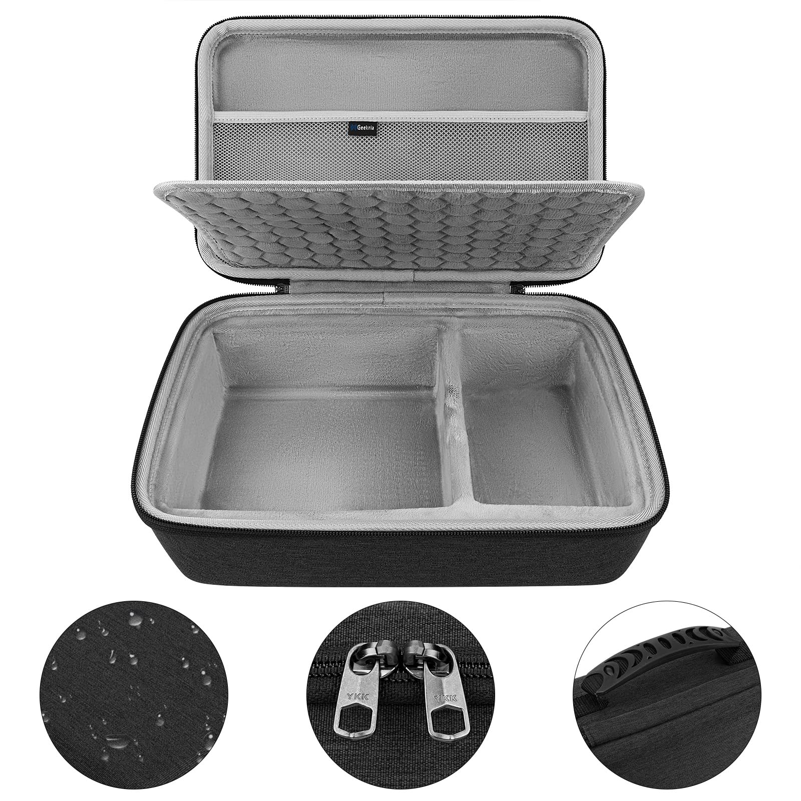 Geekria Audio Interface Carrying Case, Hard Shell Travel Bag Compatible With Universal Audio Apollo Twin X Duo/Apollo Twin X Qua