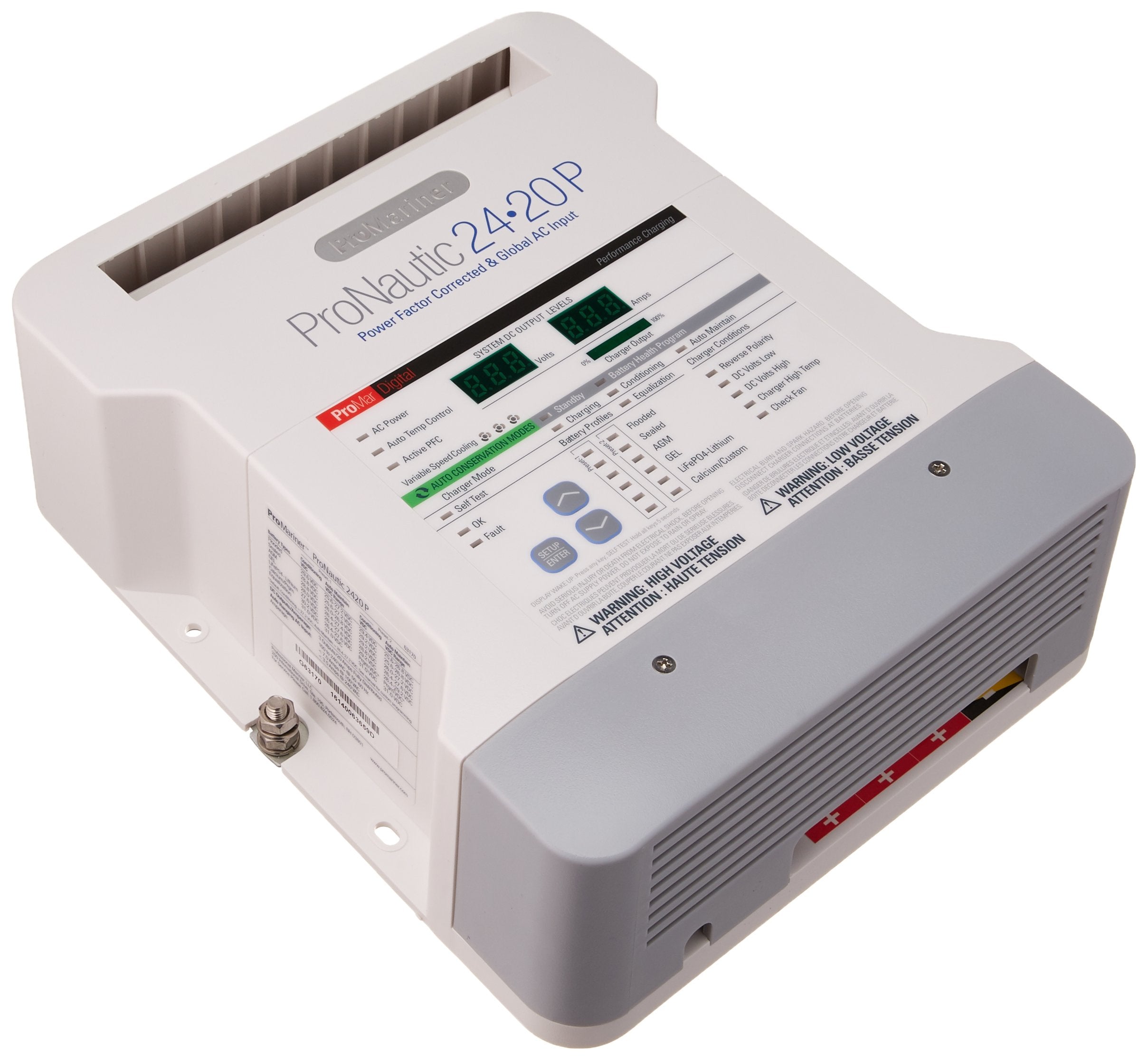 Promariner 63170 Pronauticp Series 2420P   24 Volt, 20 Amp Battery Charger