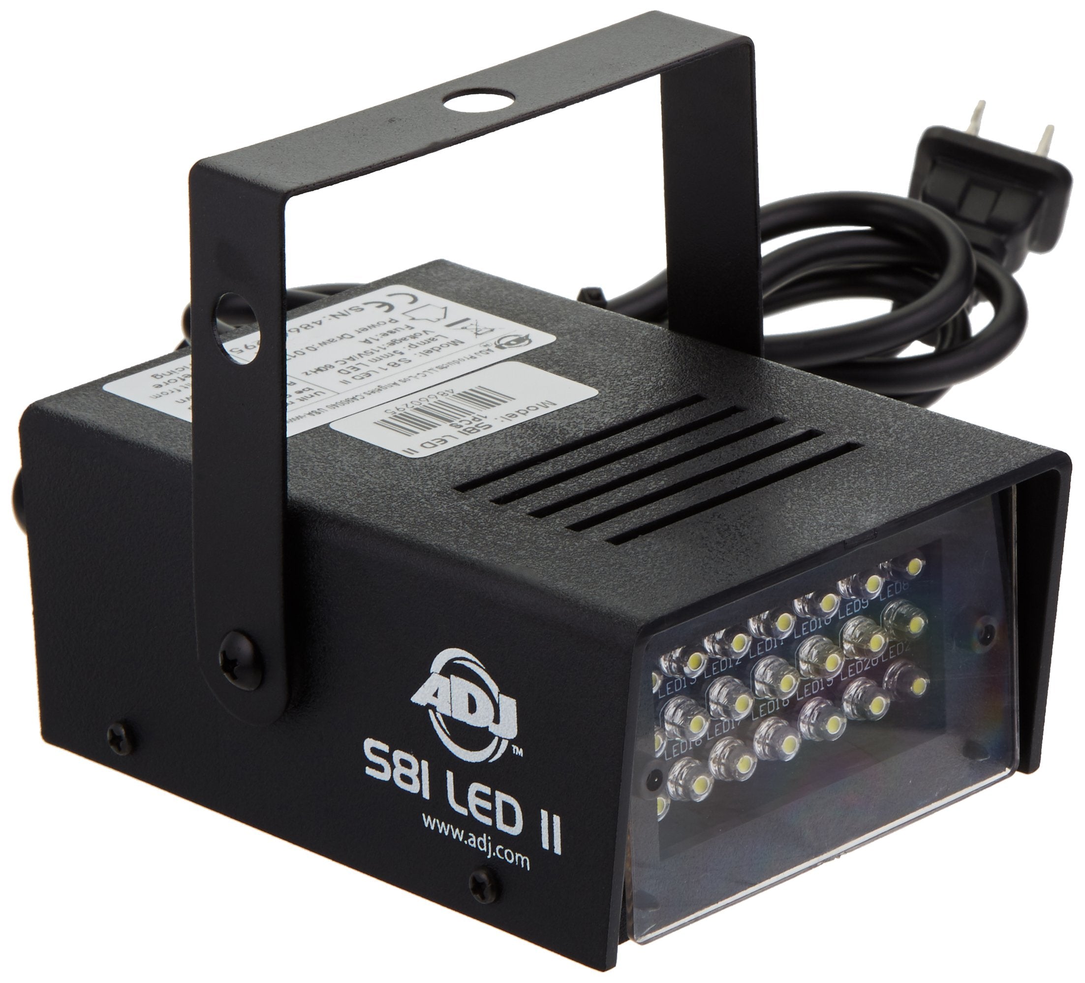American DJ S81 LED II Mini Strobe Variable Speed Led Powered