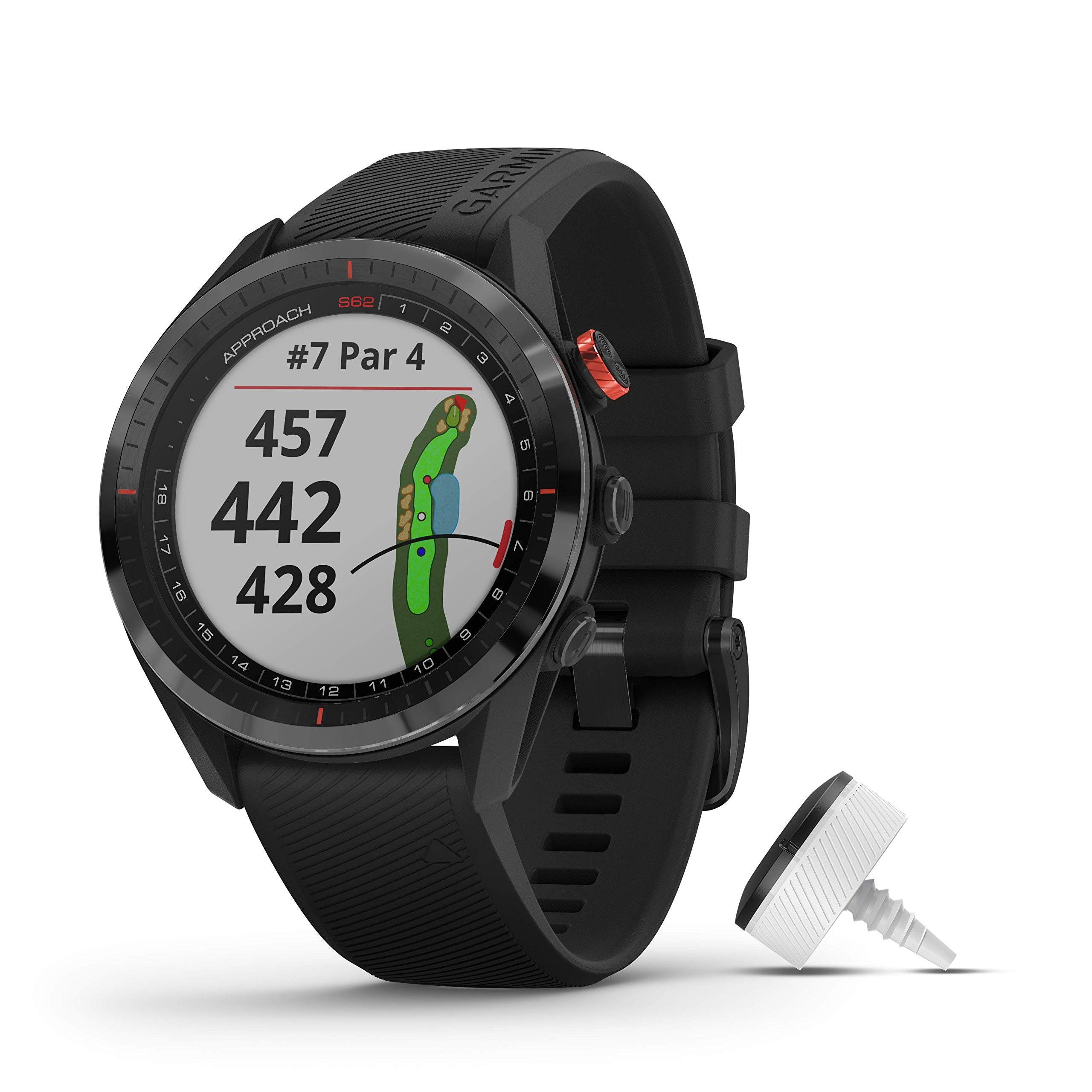 Garmin Approach S62 Bundle, Premium Golf Gps Watch With 3 Ct10 Club Tracking Sensors, Built In Virtual Caddie, Mapping And Full
