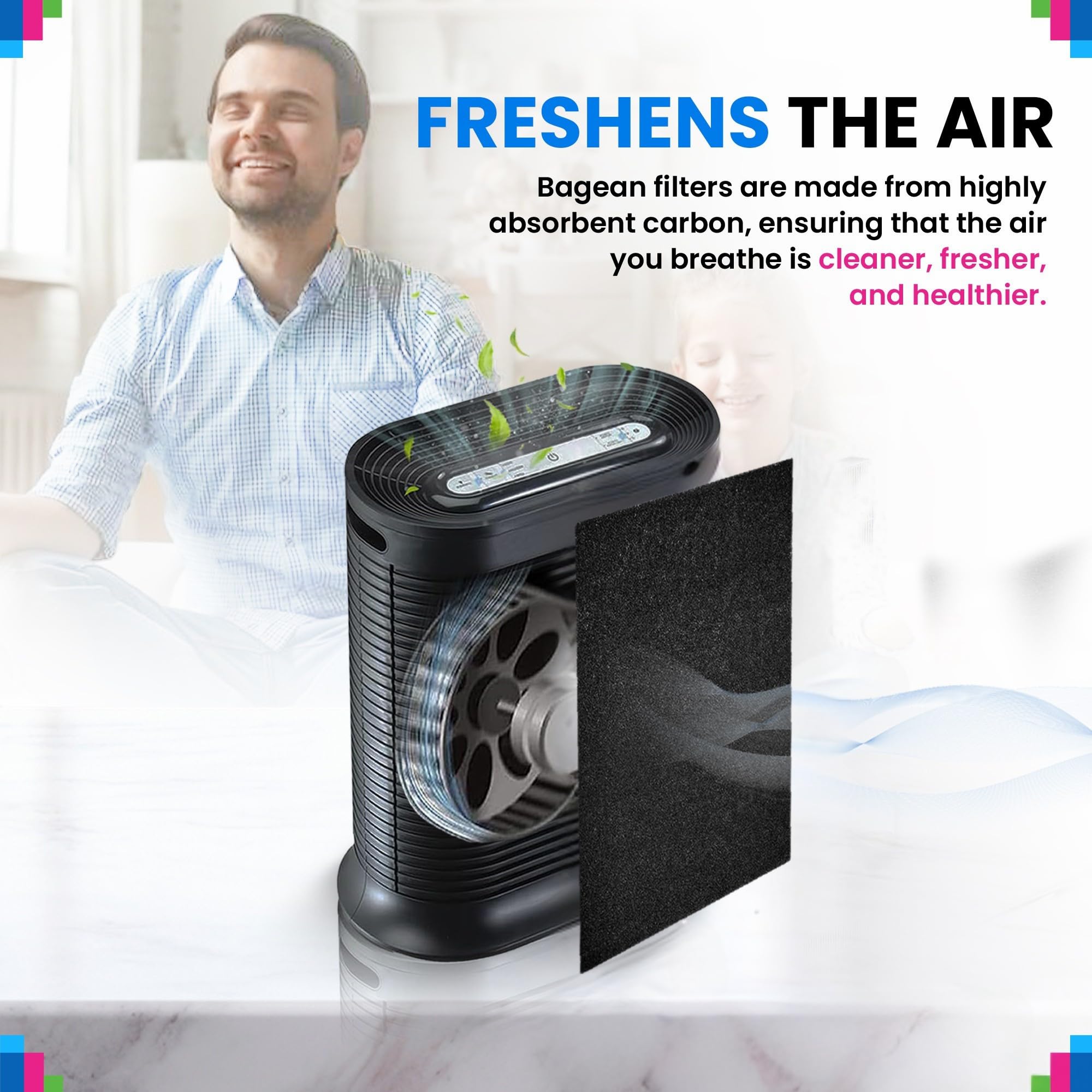 Cut To Fit Activated Carbon Filter Sheet 16X 48  Activated Carbon Air Filter For Air Purifiers Window Ac Air Vent And More   Cha