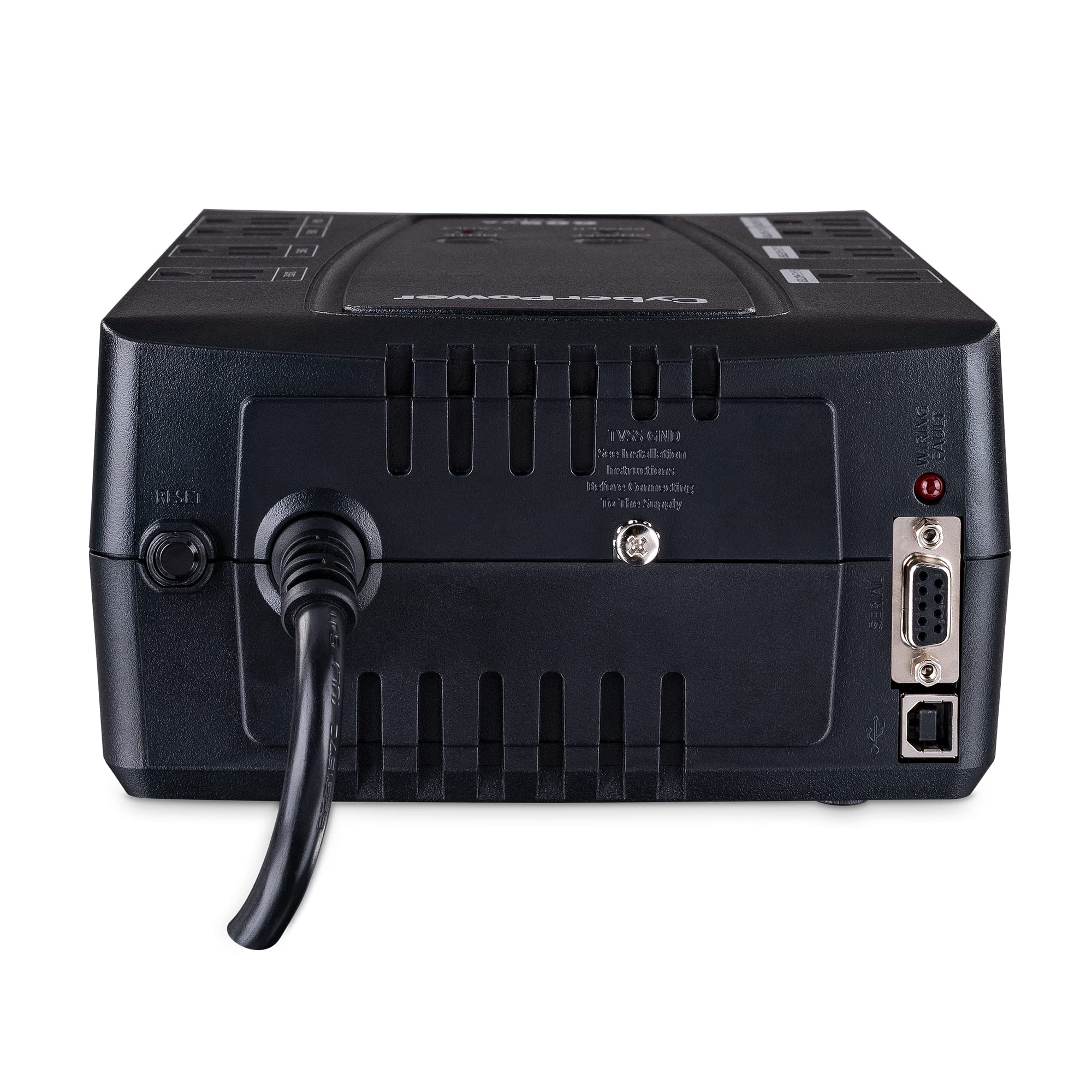 Cyberpower Cp800Avr Avr Ups System, 800Va/450W, 8 Outlets, Compact