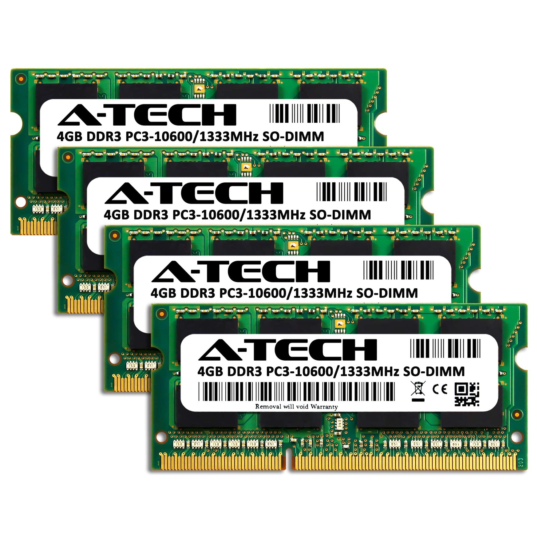 A Tech 16Gb (4X4Gb) Ram For Apple Imac (Mid 2010, Mid 2011, Late 2011) | Ddr3 1333Mhz Pc3 10600 204 Pin Sodimm Memory Upgrade Ki