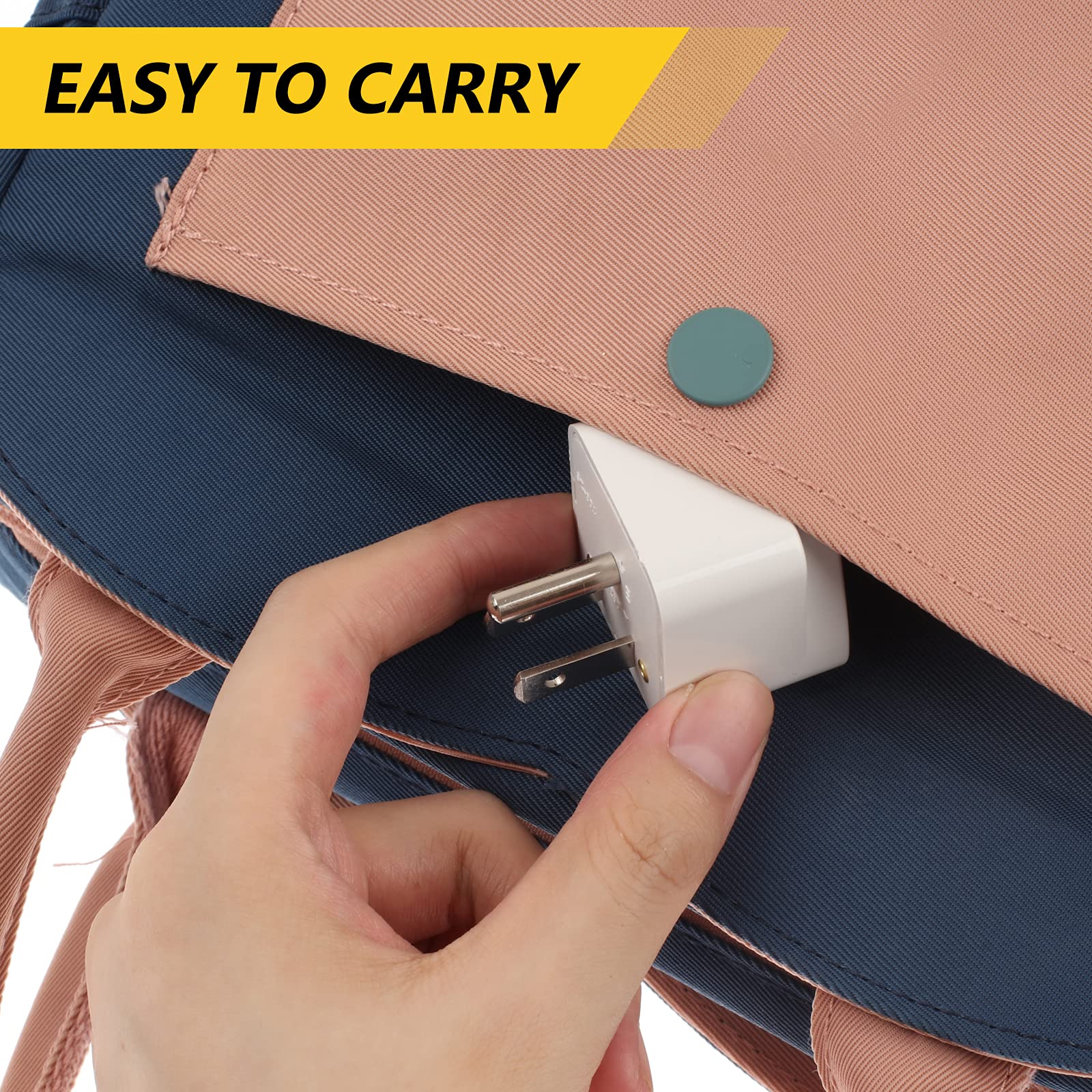 8 Pack Universal Adapter, Uk To Us Adapter, Europe To Us Plug Adapter, Travel Adapters, European To Usa General Adapter, America