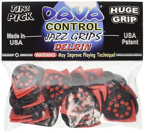 Dava 9036 Delrin Jazz Grip Picks    36 Picks