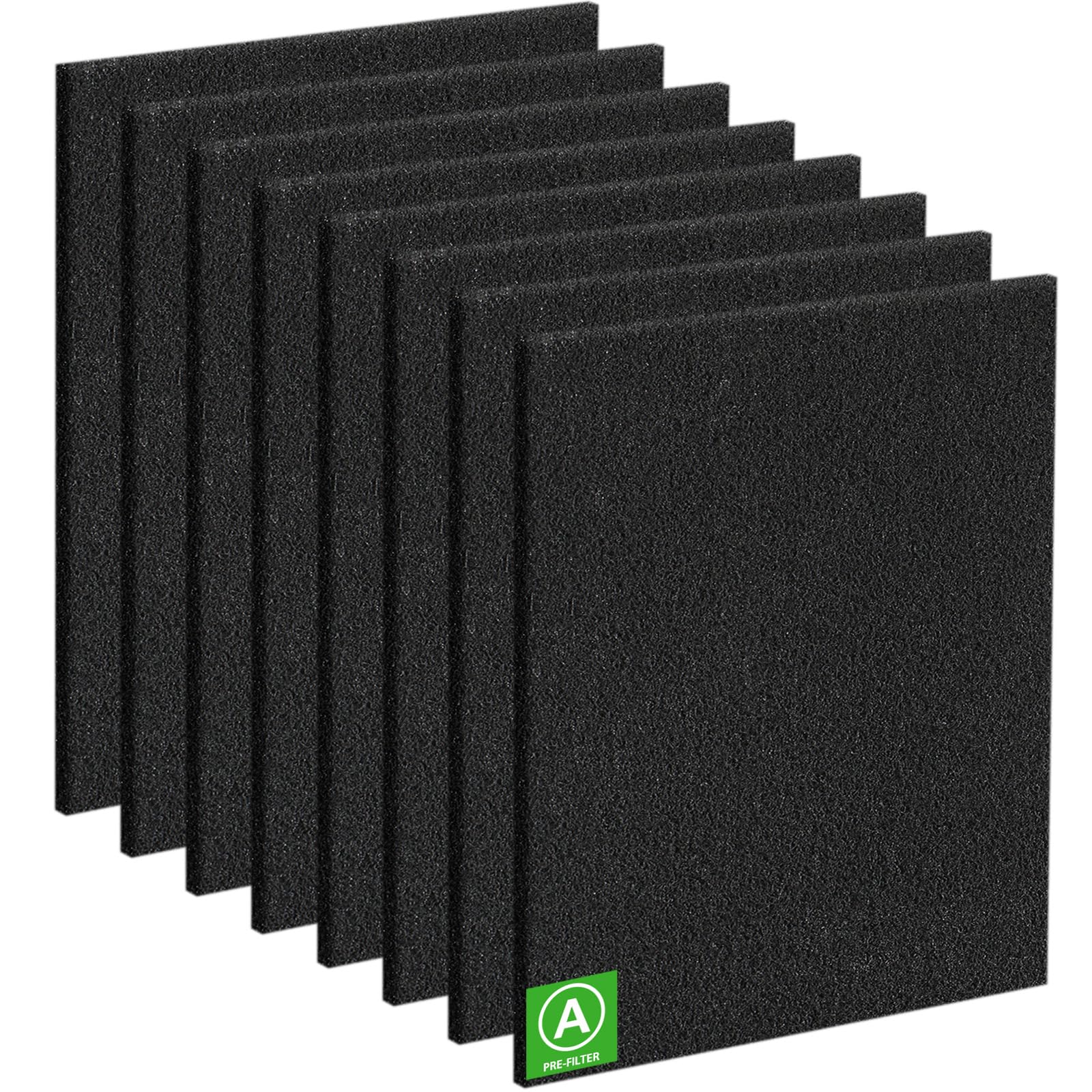 8 Pack Hpa300 Carbon Pre Filter Compatible With Honeywell Hpa300 Series Air Purifier, Precut Premium Hrf A300 Activated Carbon F