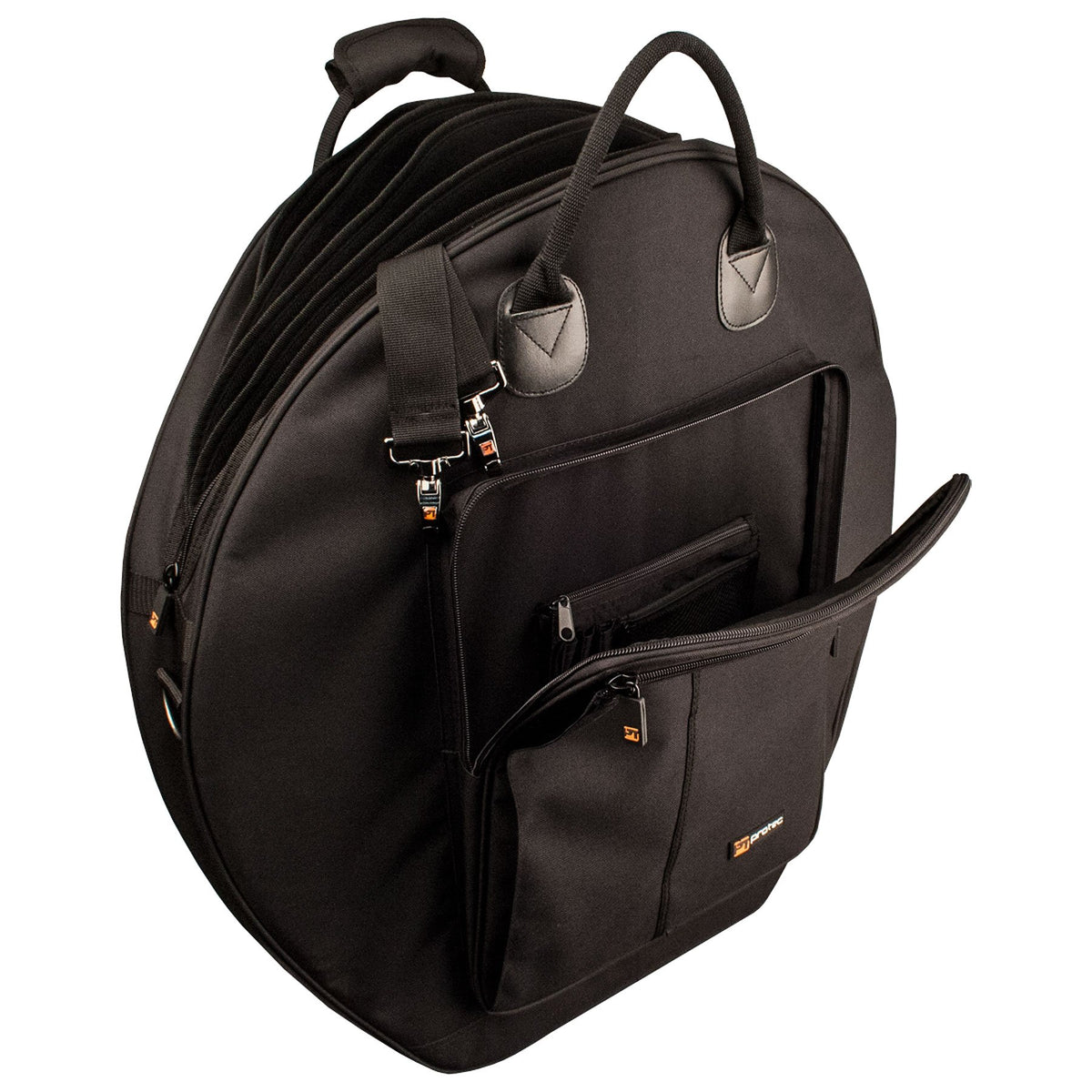 Protec Deluxe 24    6 Pack Cymbal Bag With Padded Dividers And Puncture Resistant Bottom