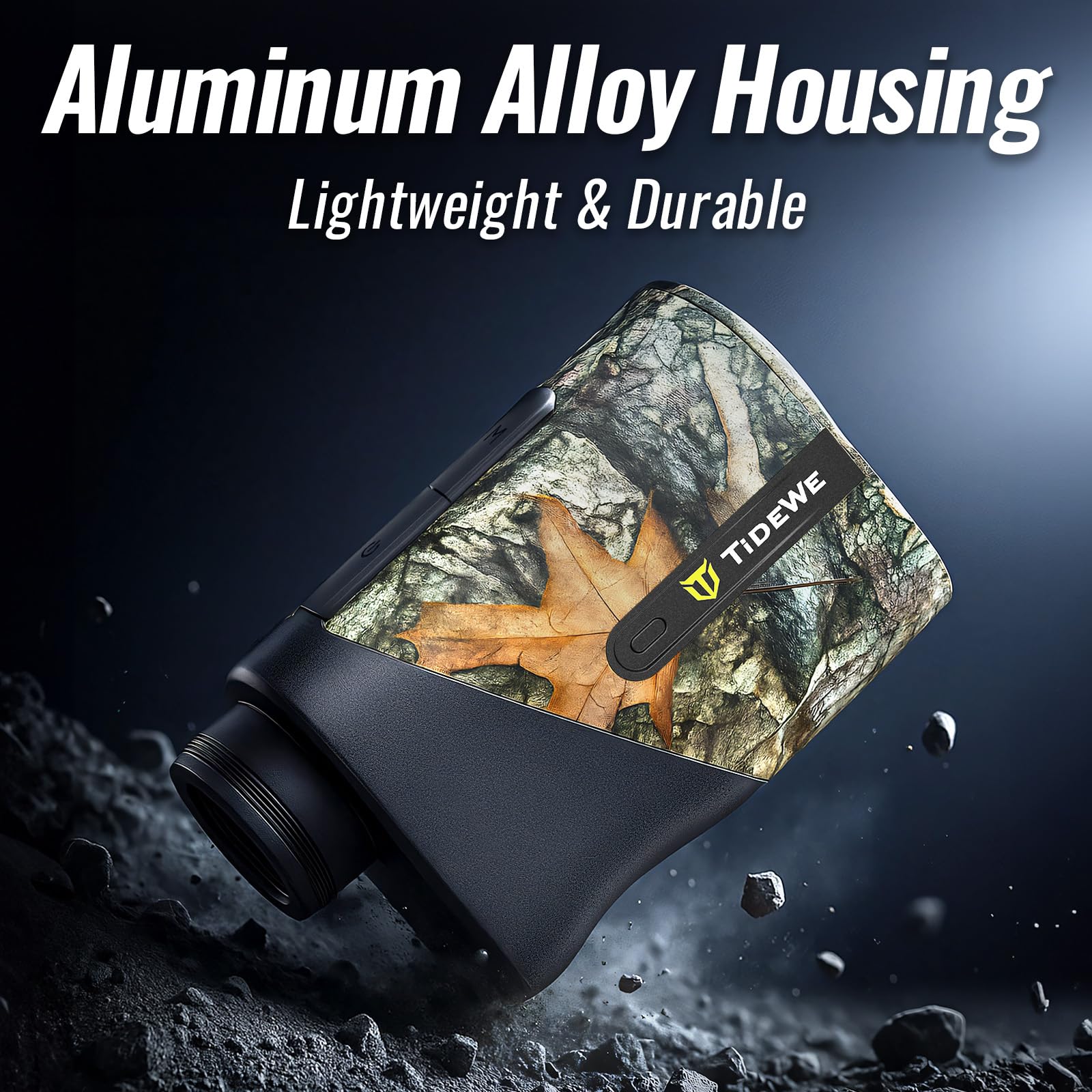 Tidewe Hunting Rangefinder Mini With Rechargeable Battery, 875Y Laser Range Finder 6.5X Magnification, Distance/Angle/Speed/Scan