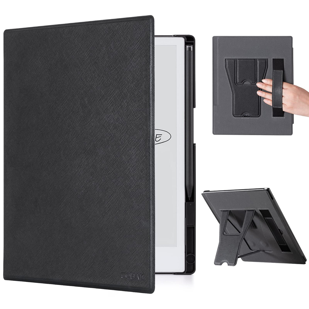 Cobak Case For Remarkable 2 Paper Tablet With Two Viewing Angles- Lightweight And Hard Back Shell Protective Book Folio Cover Wi