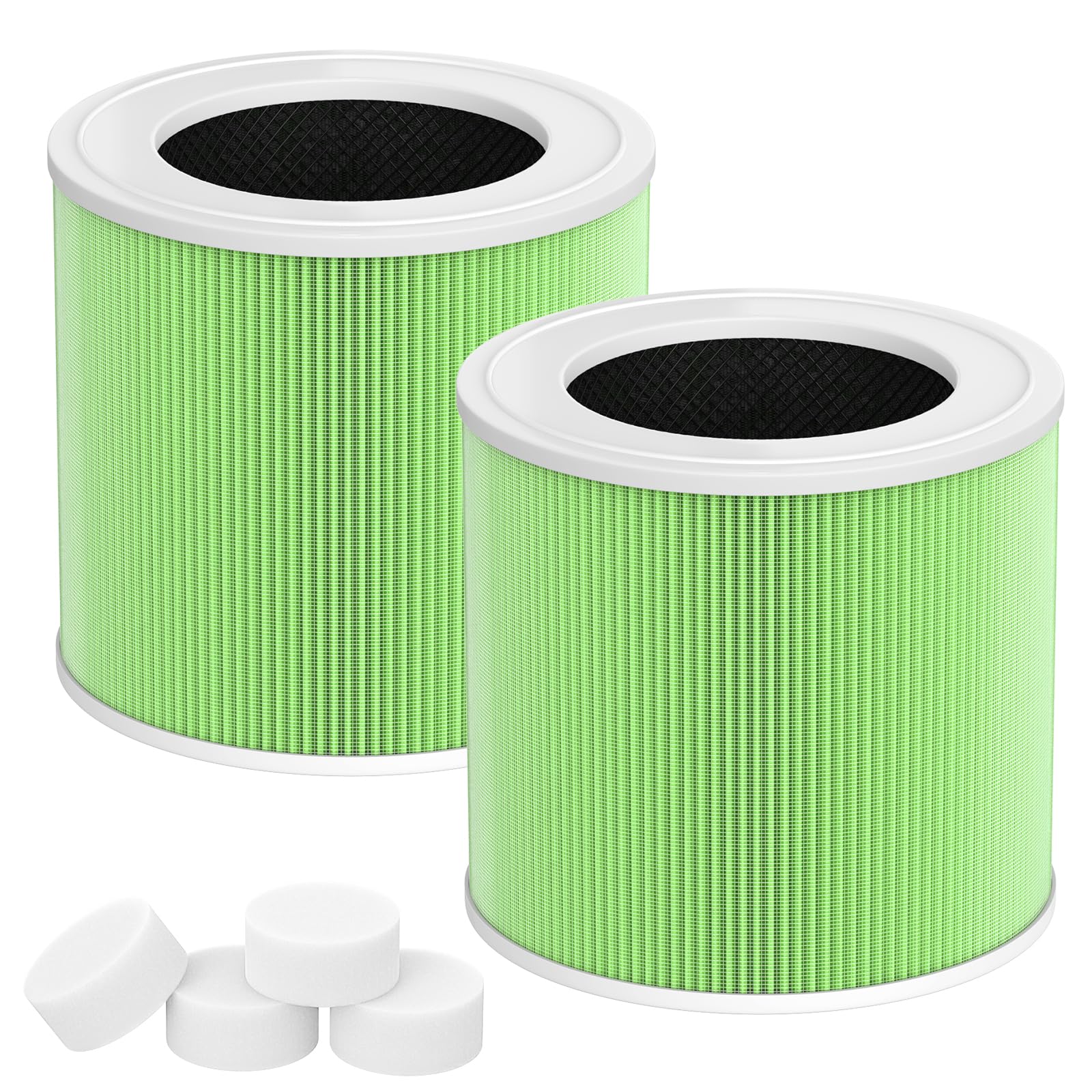 Hy1800 Replacement Filter Compatible With Chivalz/Morento/Ayafato/Ioiow And Loytio Purifier, H13 True Hepa Filter With Extra 4 P