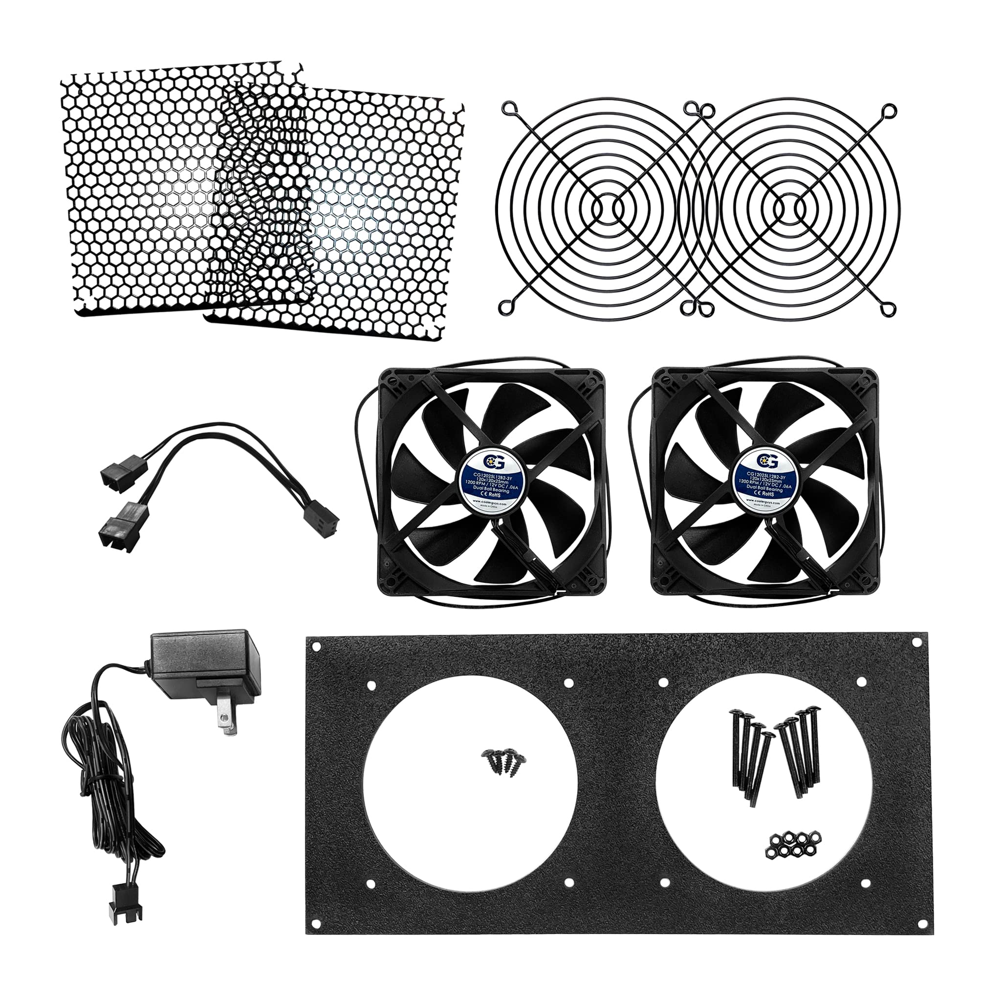 Coolerguys Dual 120Mm Fan Cooling Kit