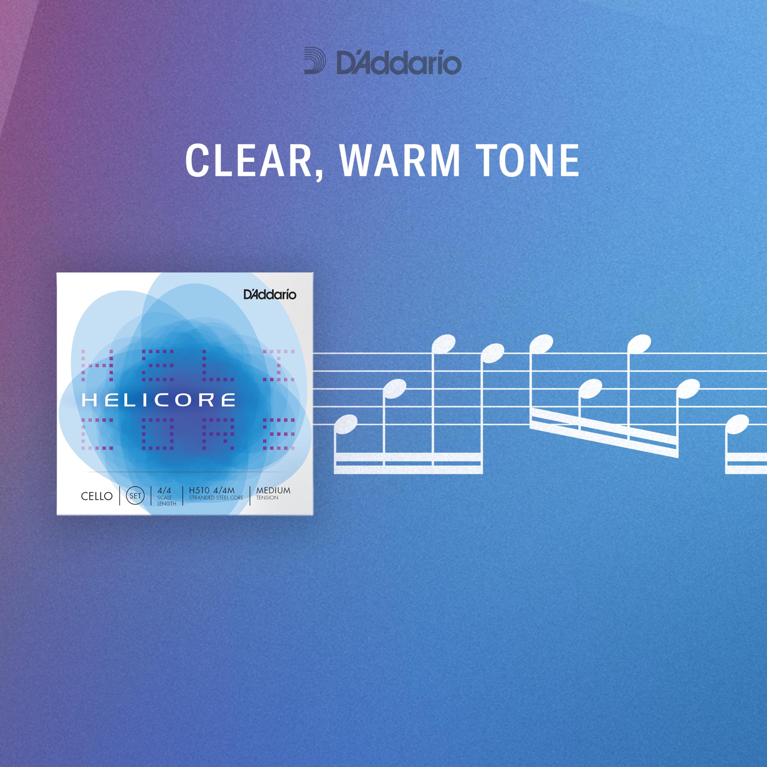 D'Addario Orchestral   Helicore 4/4 Size Violin String   Aluminum Wound A String   H312 4/4H   A String Only   Heavy Tension