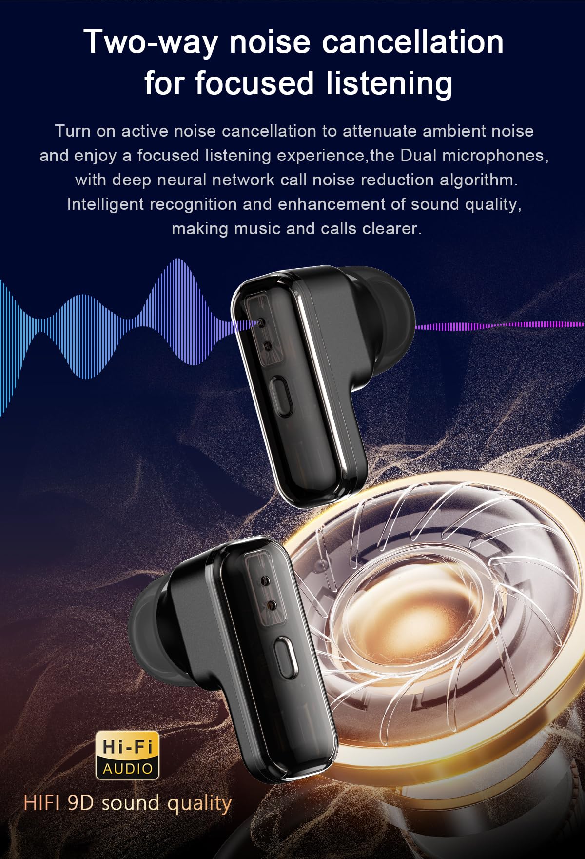 Military Smart Watch With Earbuds For Men, Bluetooth Calling Can Answer And Make Calls, Ip67 Waterproof Fitness Smart Watch, Spo