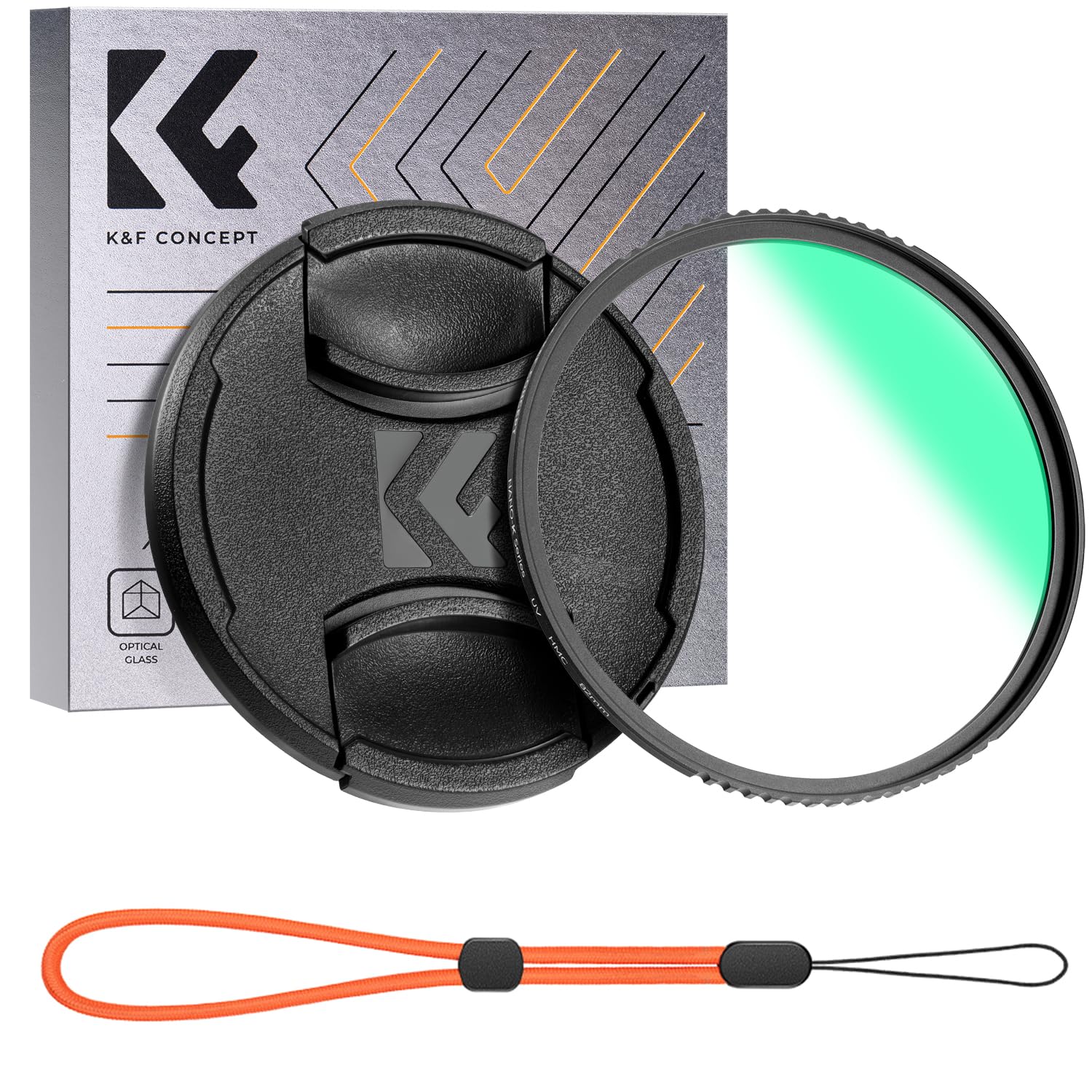 K&F Concept 77Mm Mc Uv Lens Protection Filter With Lens Cap Optical Glass Ultra Slim 18 Multi Layer Coatings Camera Lens Uv Filt