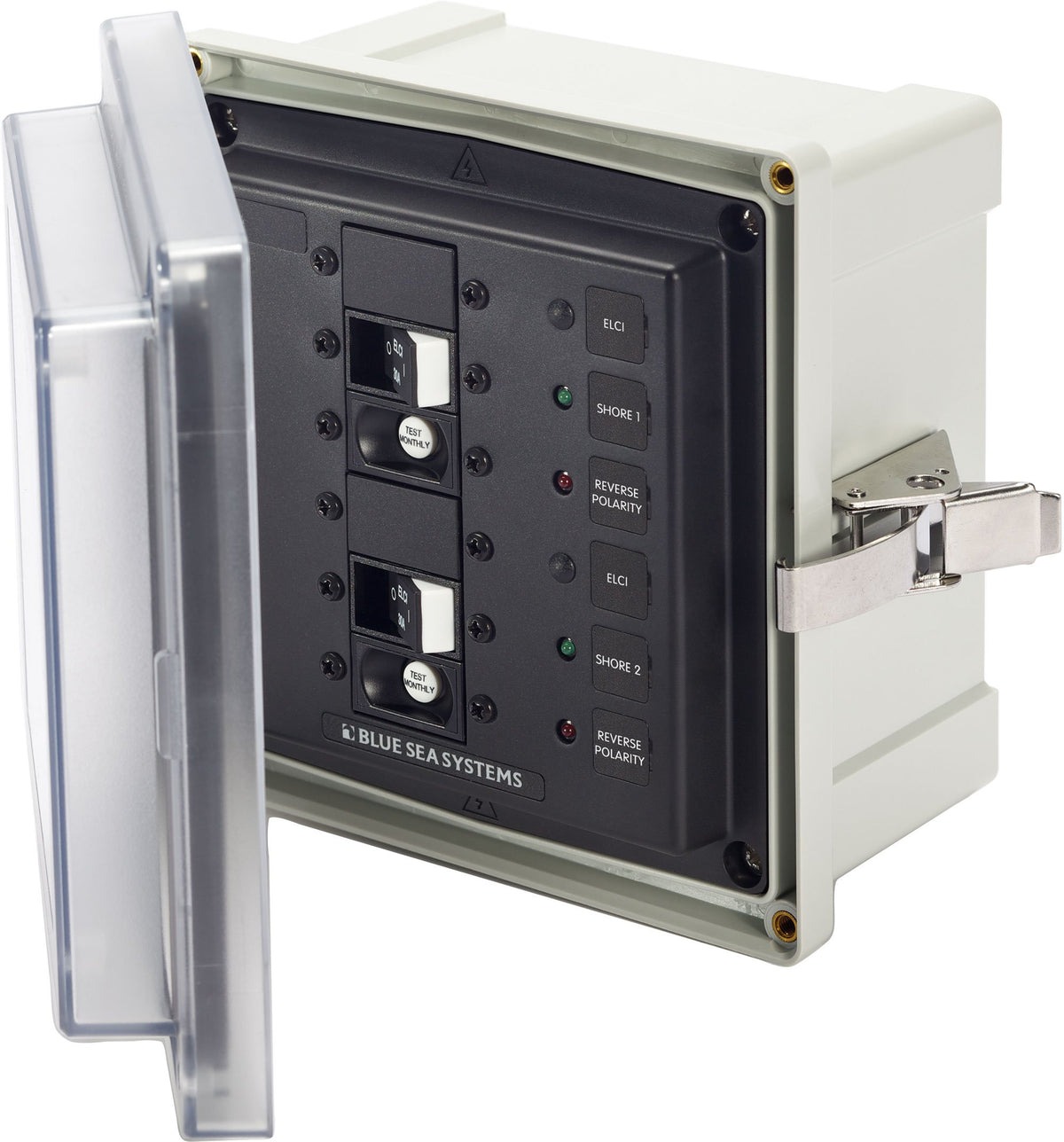 Blue Sea Systems 3117 120Vac Elci 30A Dual Surface Mount System Enclosure