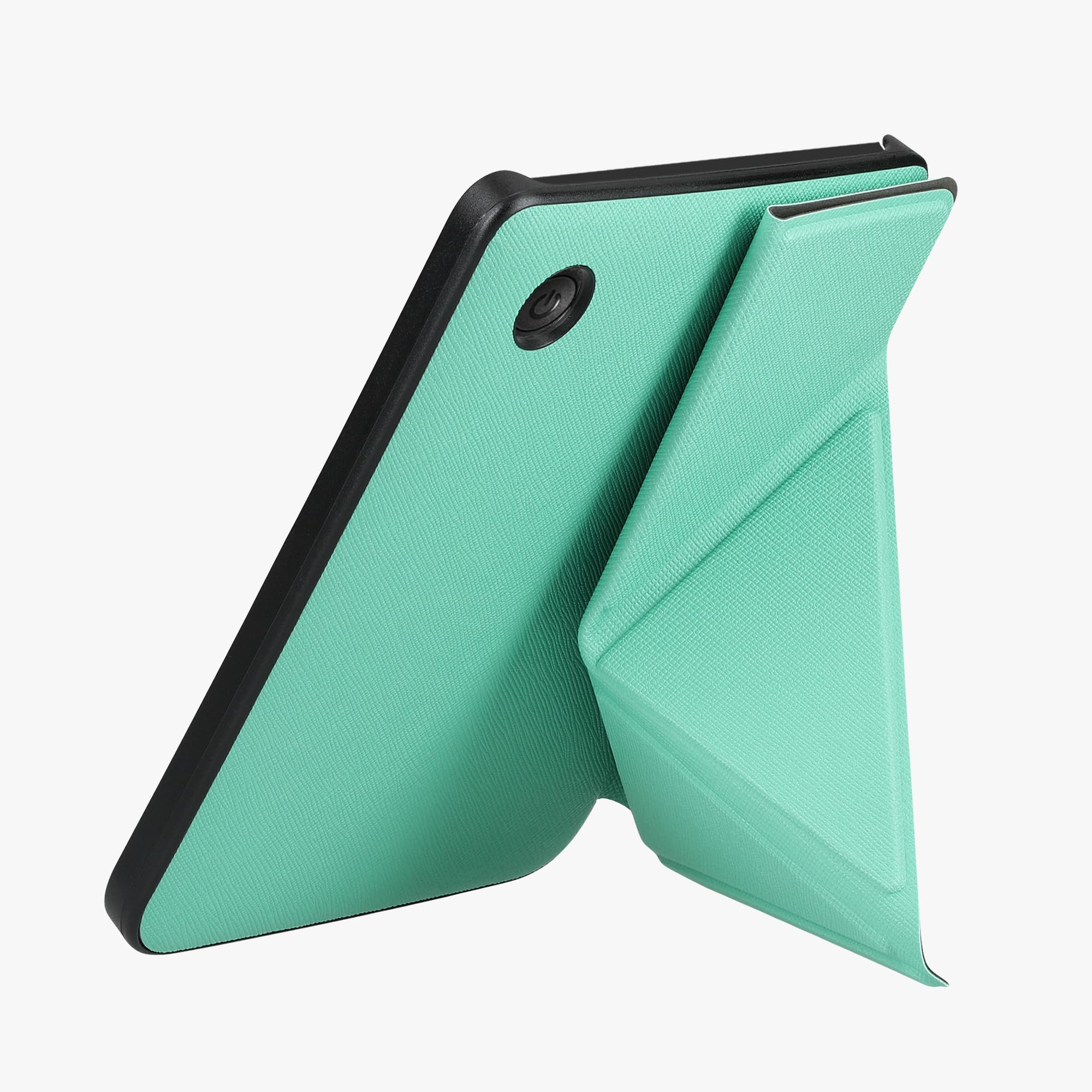 Kwmobile Origami Case Compatible With Kobo Clara 2E / Tolino Shine 4 Case   Slim Pu Leather Cover With Stand   Mint