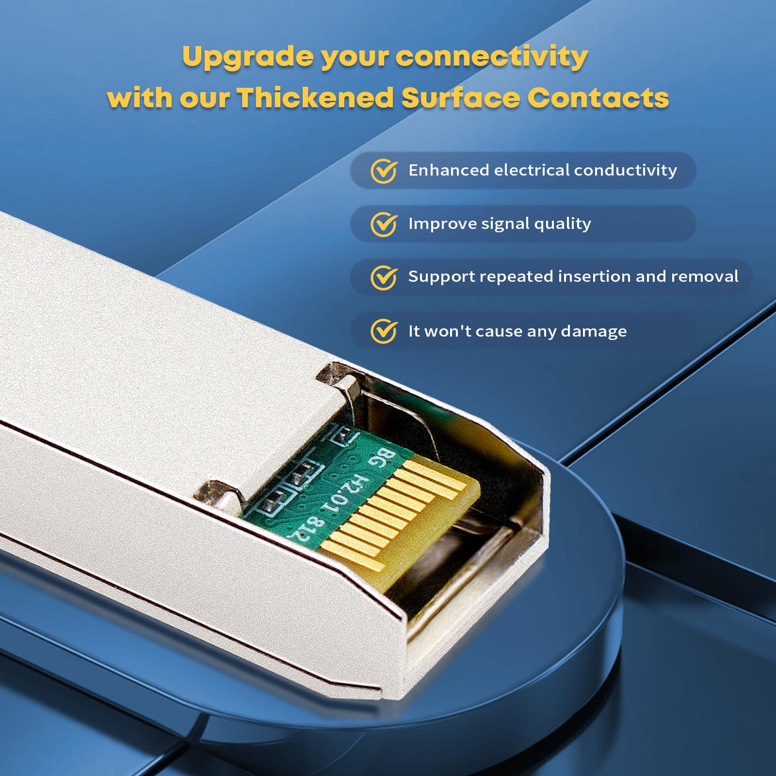 Uscf 10G SFP+ to RJ-45 Copper Transceiver Module Multi-Gigabit CAT6a 30m