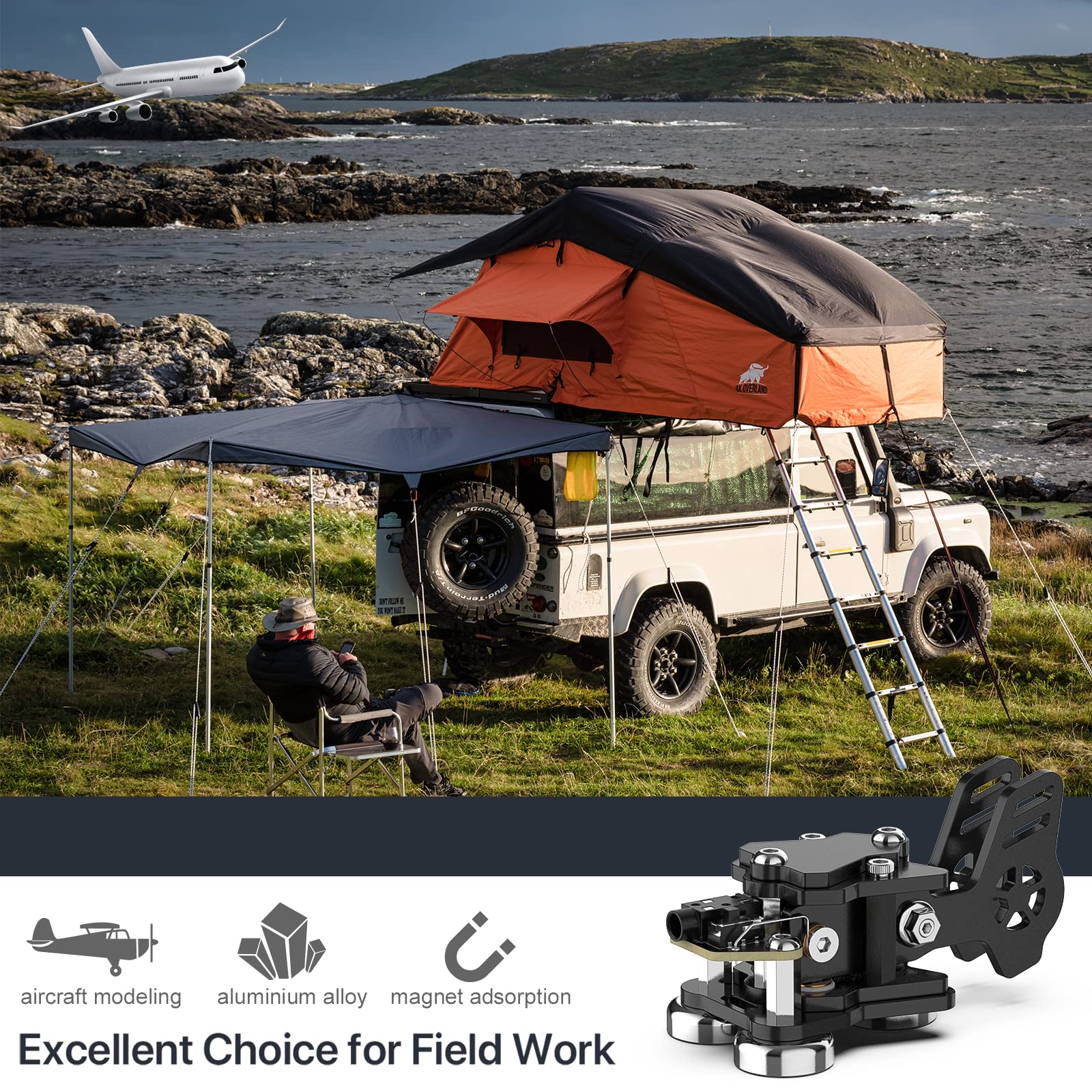 Mini Key Morse Radio Ham Send Telegram Double Paddle Morse Code Key With Stainless Steel Body Three Neodymium Magnets Base Black