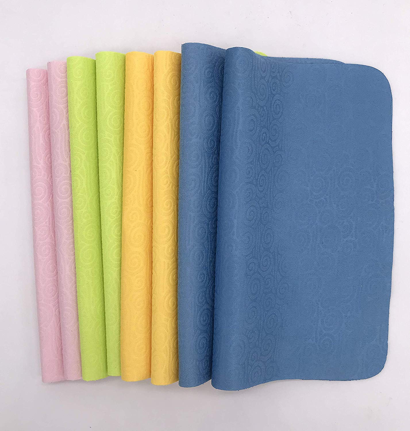 Eyeglass Cleaning Cloth Also Work For Watches, Camera, Lens, Glasses, Screen, Ipad, Iphone, Tablet, Cell Phone, Smartphone Laptops Cloths Cleaner Kit (8 Pieces) (Four Colors)