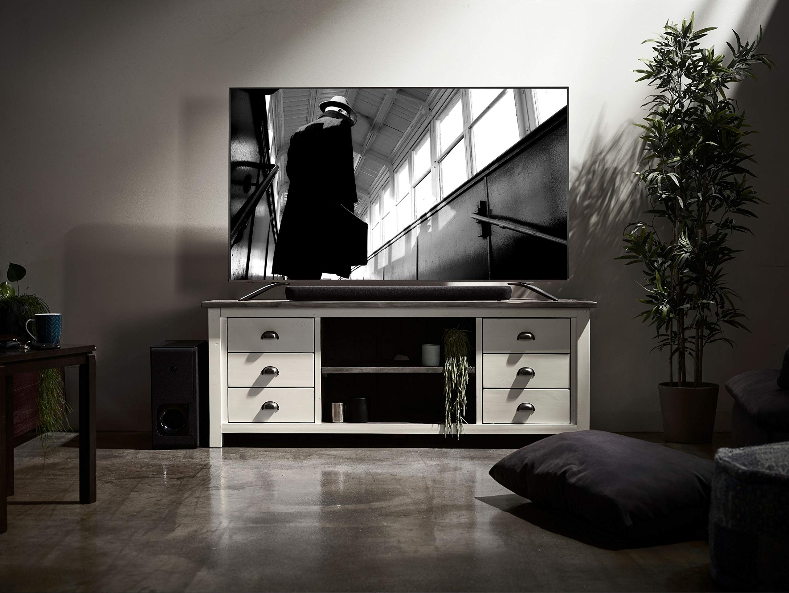 Yamaha Audio Yas-209Bl Sound Bar With Wireless Subwoofer, Built-In Bluetooth, And Alexa Voice Control, 2.1-Channel Soundbar Syst