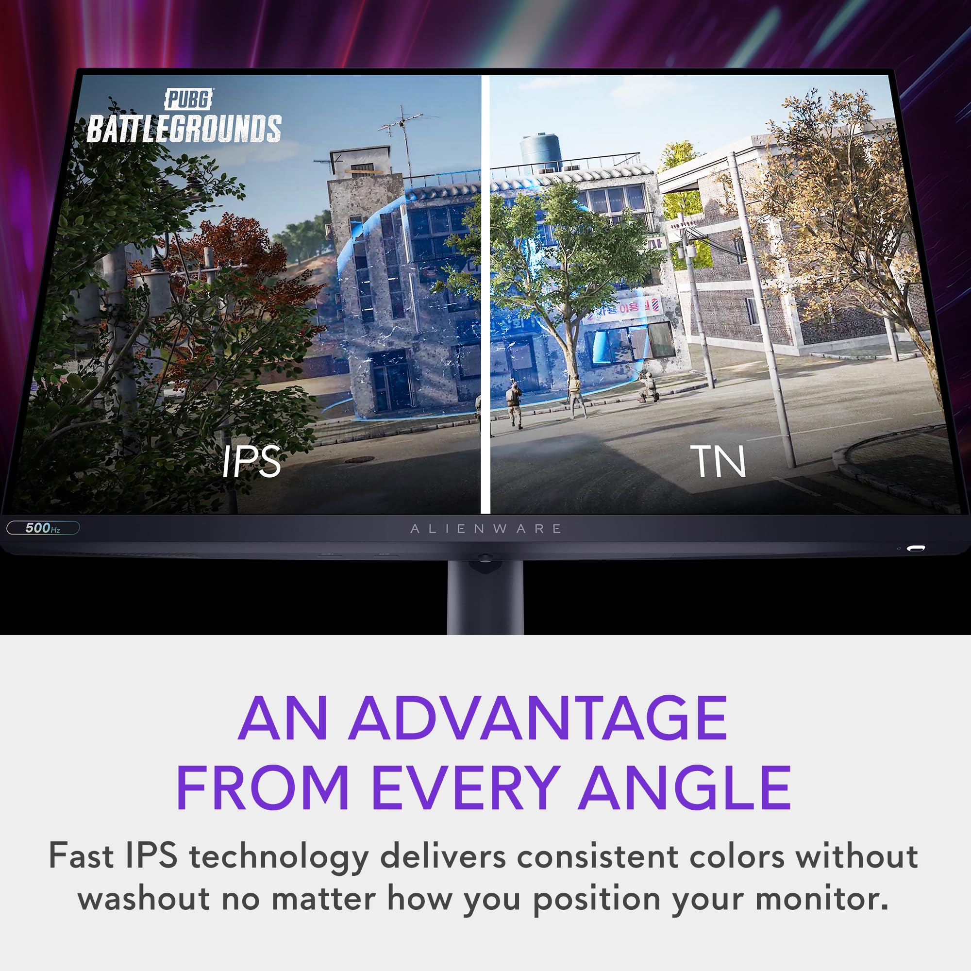 Alienware Aw2524Hf Gaming Monitor   24.5 Inch (1920X1080) 500Hz (Overclock) 0.5Ms Display, Height/Tilt/Swivel/Pivot Adjustabilit