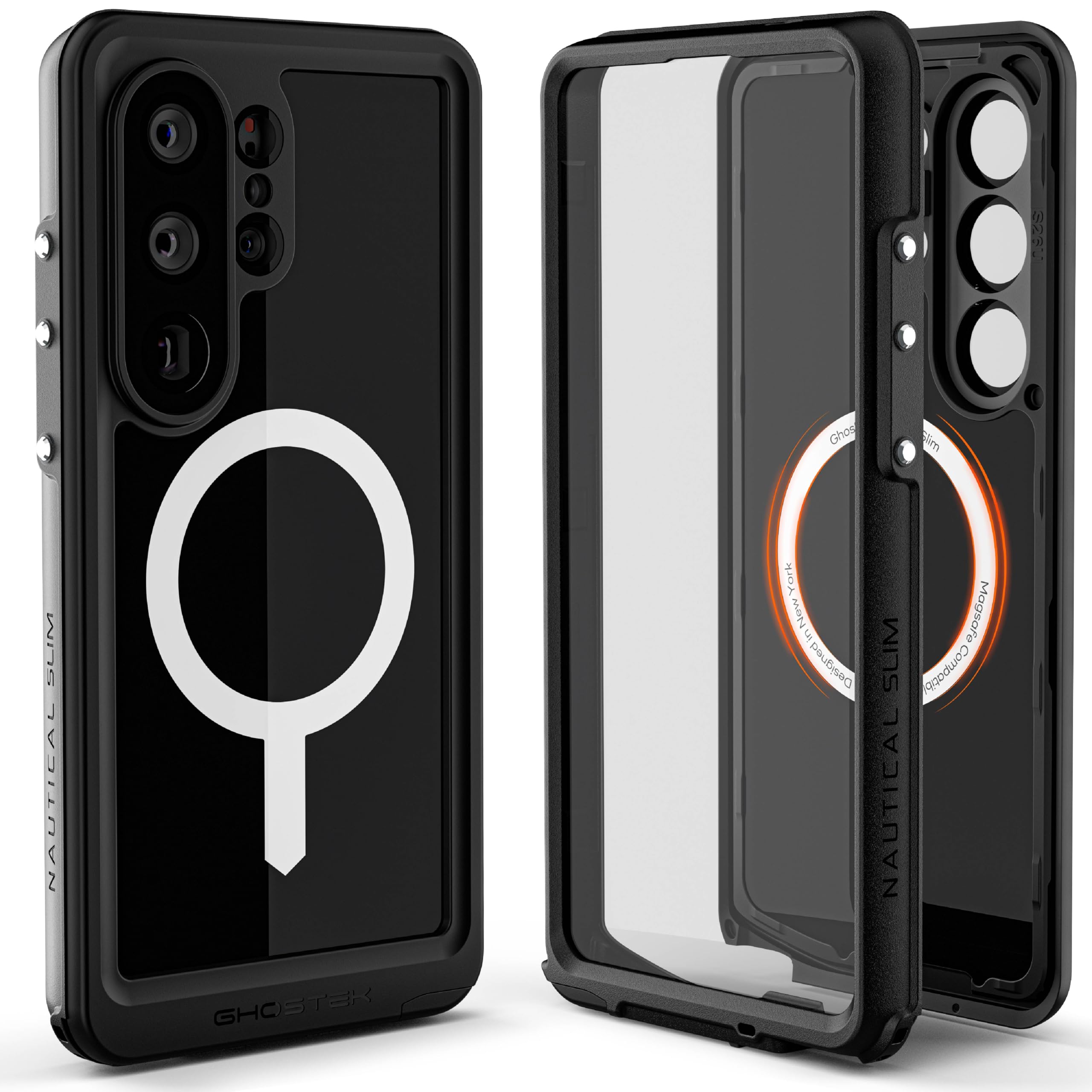 Ghostek Nautical Slim Galaxy S26 Ultra Waterproof Case Rugged with Screen Protector, Camera Lens Cover and Magnetic MagSafe Comp