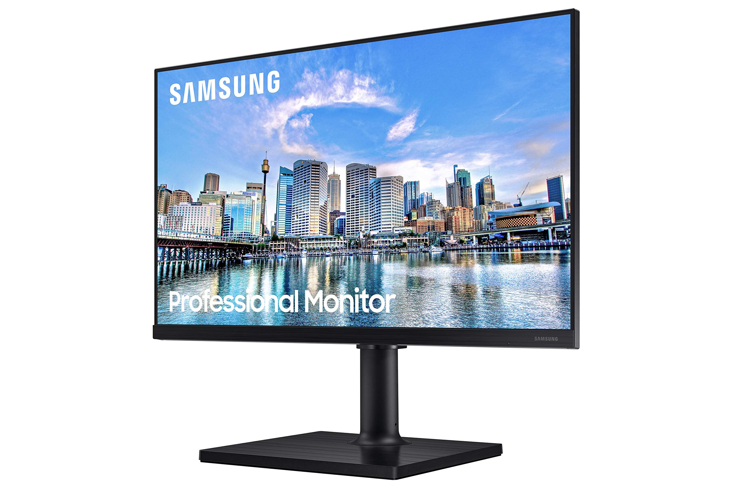 Samsung Ft45 Series 24 Inch Fhd 1080P Computer Monitor, 75Hz, Ips Panel, Hdmi, Usb Hub, Height Adjustable Stand, 3 Yr Wrnty (Lf2