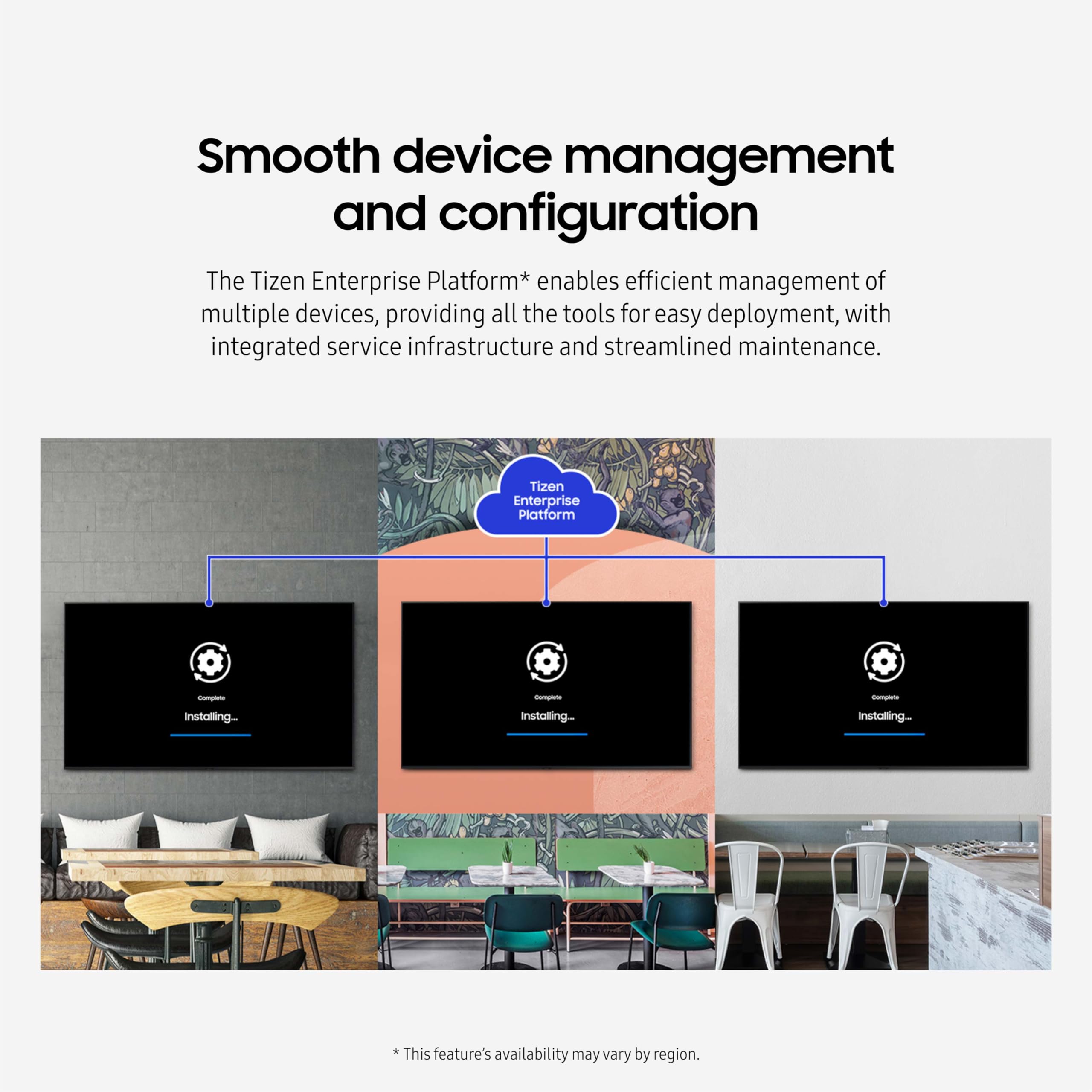 Samsung 75-Inch Class Crystal Uhd 4K Bed-H Series Hdr Business Pro Tv W/ 3-Sided Bezel-Less Slim Design, Use For Digital Signage