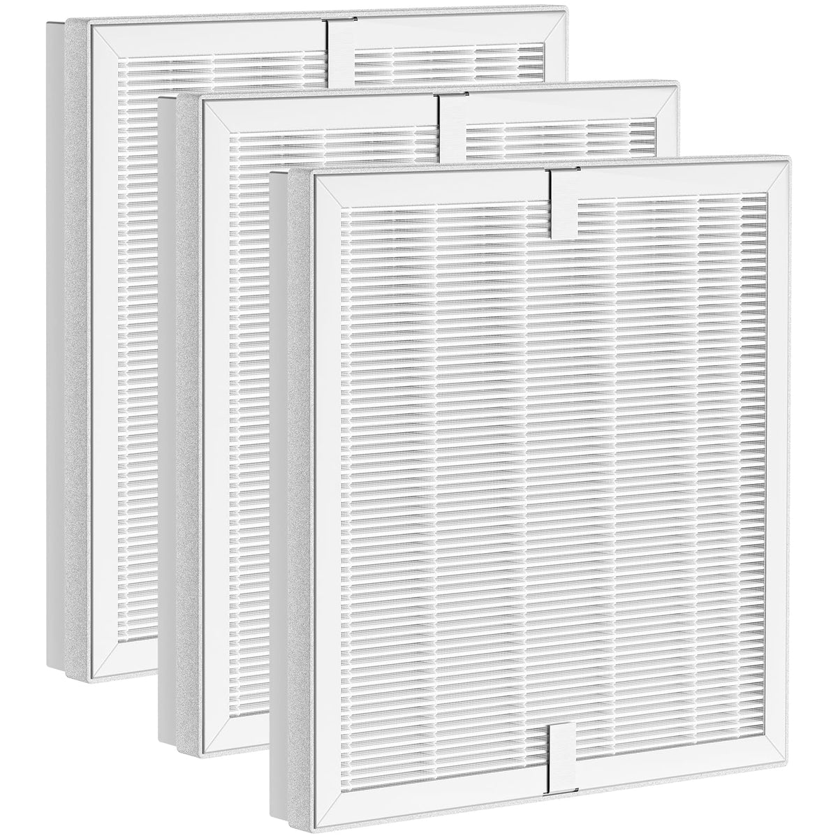 3 Pack E 300L Replacement Filt Er Compatible With Mooka Air Purifi Er And Mooka Family Air Purifi Ers, H13 True Hepa Filt Er Rep