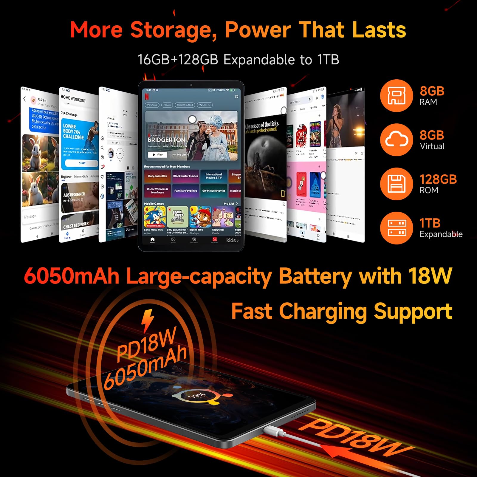 8.4 Inch Snapdragon 685 Android 14 Tablet By Bncf, Fhd Ips 1920X1200 Resolution 60Hz Reflex Bpad Mini With Widevine L1, 16Gb+256