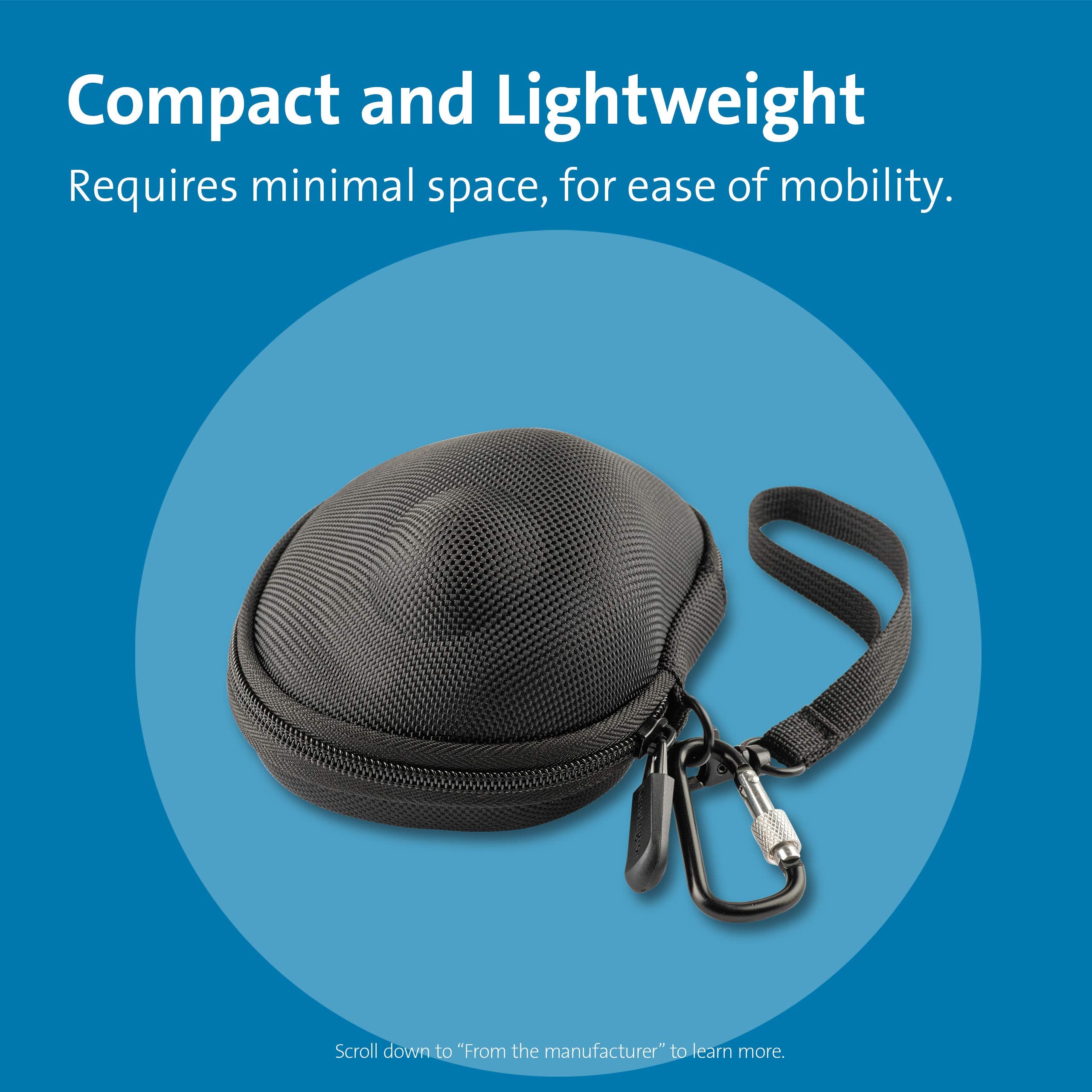 Kensington Orbit Fusion  Wireless Trackball Hard Case (K97500Ww),Black