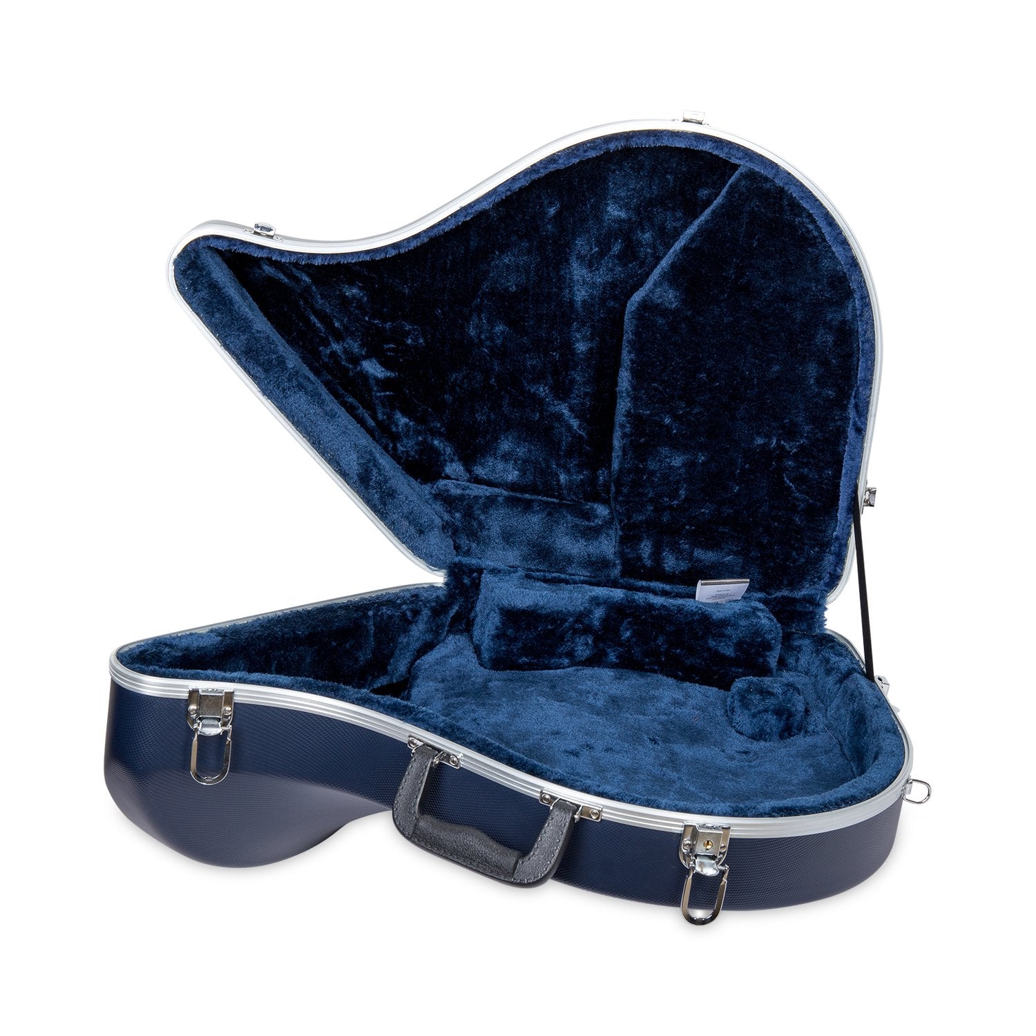 Crossrock Abs Hard Shell Case For French Horn With Single Shoulder Strap Blue(Cra862Fhbl)