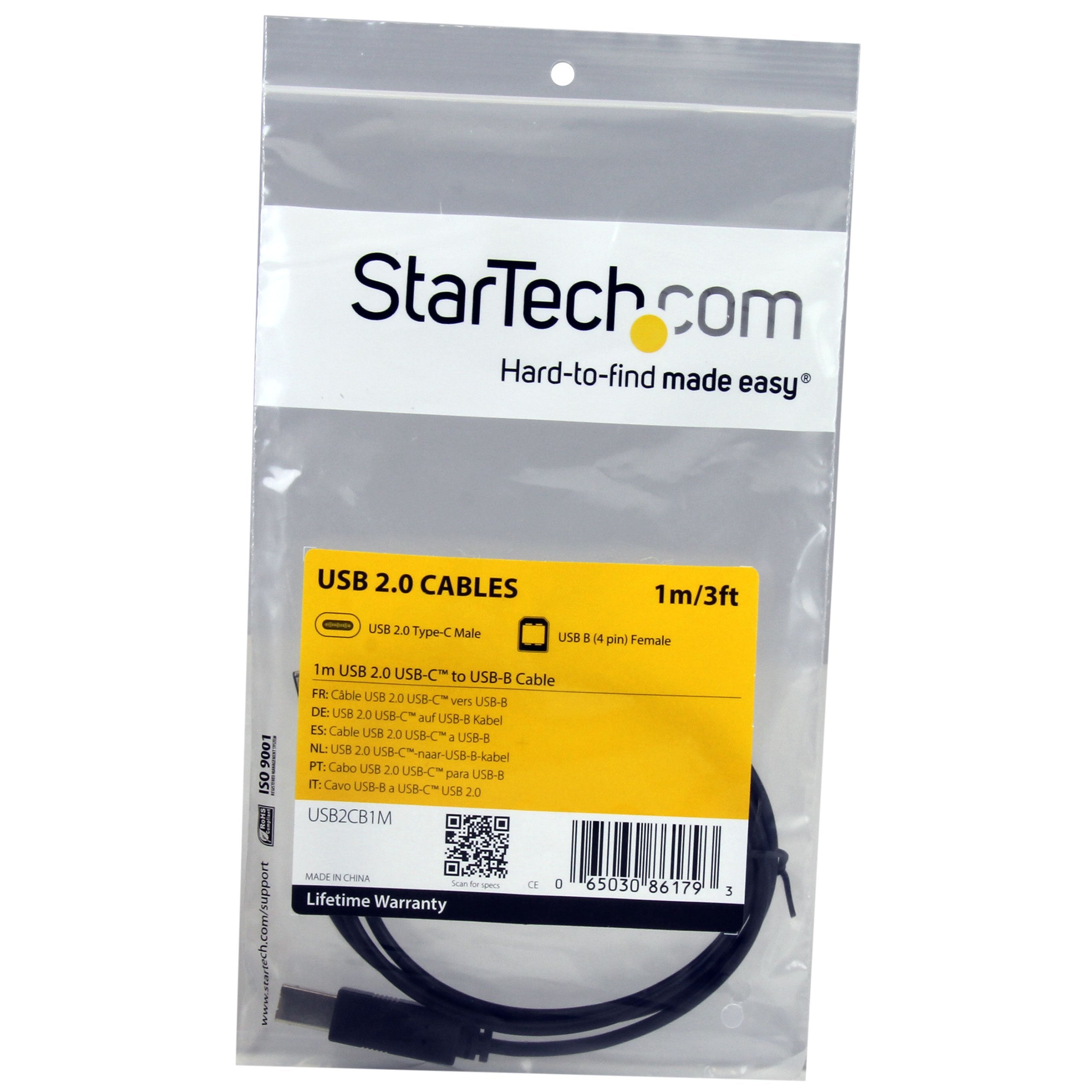 Startech.Com Usb C To Usb B Printer Cable   3 Ft / 1M   Usb C Printer Cable   Usb C To Usb B Cable   Usb Type C To Type B (Usb2C