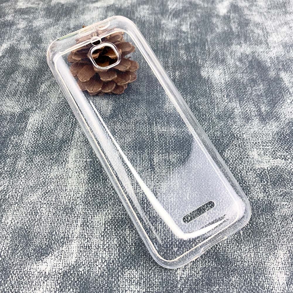 Ytaland For Nokia 6300 4G Case, Crystal Clear Soft Silicone Shockproof Tpu Transparent Bumper Protective Phone Case Cover For No