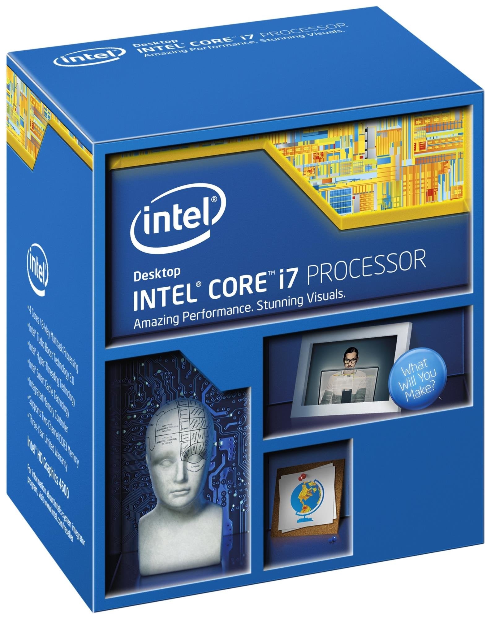 Intel Core I7 4790K Processor (8M Cache, Up To 4.40 Ghz) Bx80646I74790K