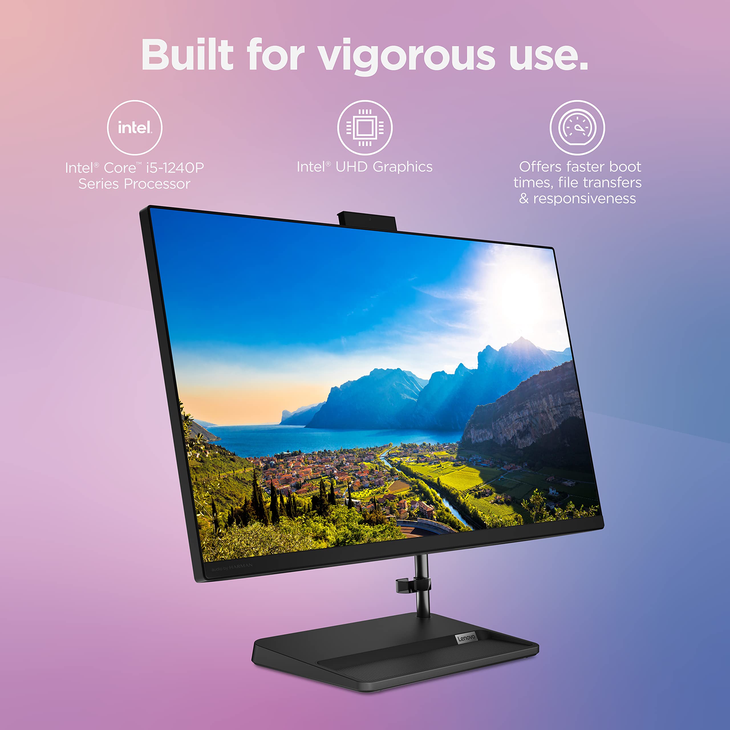 Lenovo Ideacentre Aio 3I - 2022 - All-In-One Desktop - 27 Fhd Touch Display - 5Mp Camera - Windows 11 Home - 8Gb Memory - 512Gb