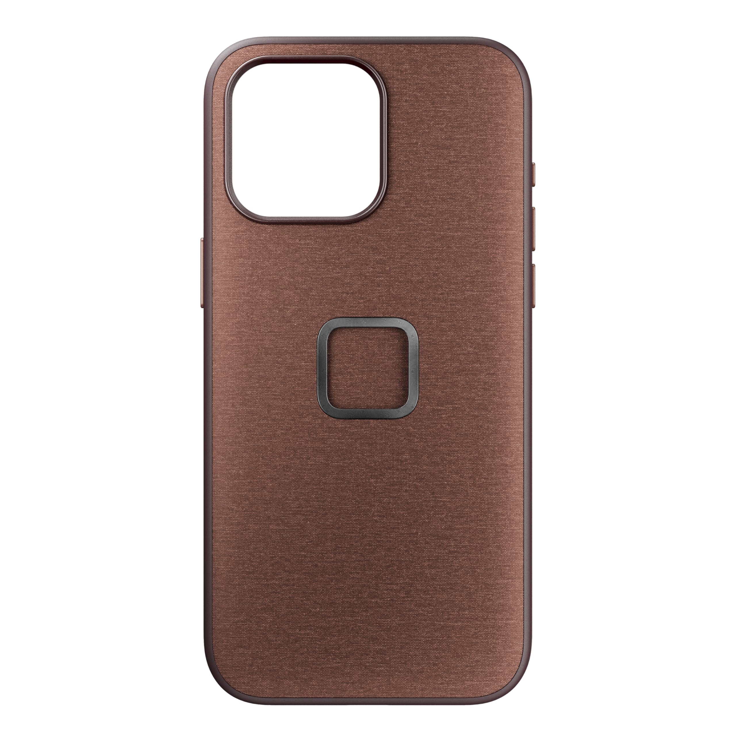 Peak Design Mobile Everyday Phone Case for iPhone 15 Pro Max, Redwood, Slim Profile, Drop Protection, Weatherproof Fabric Shell,